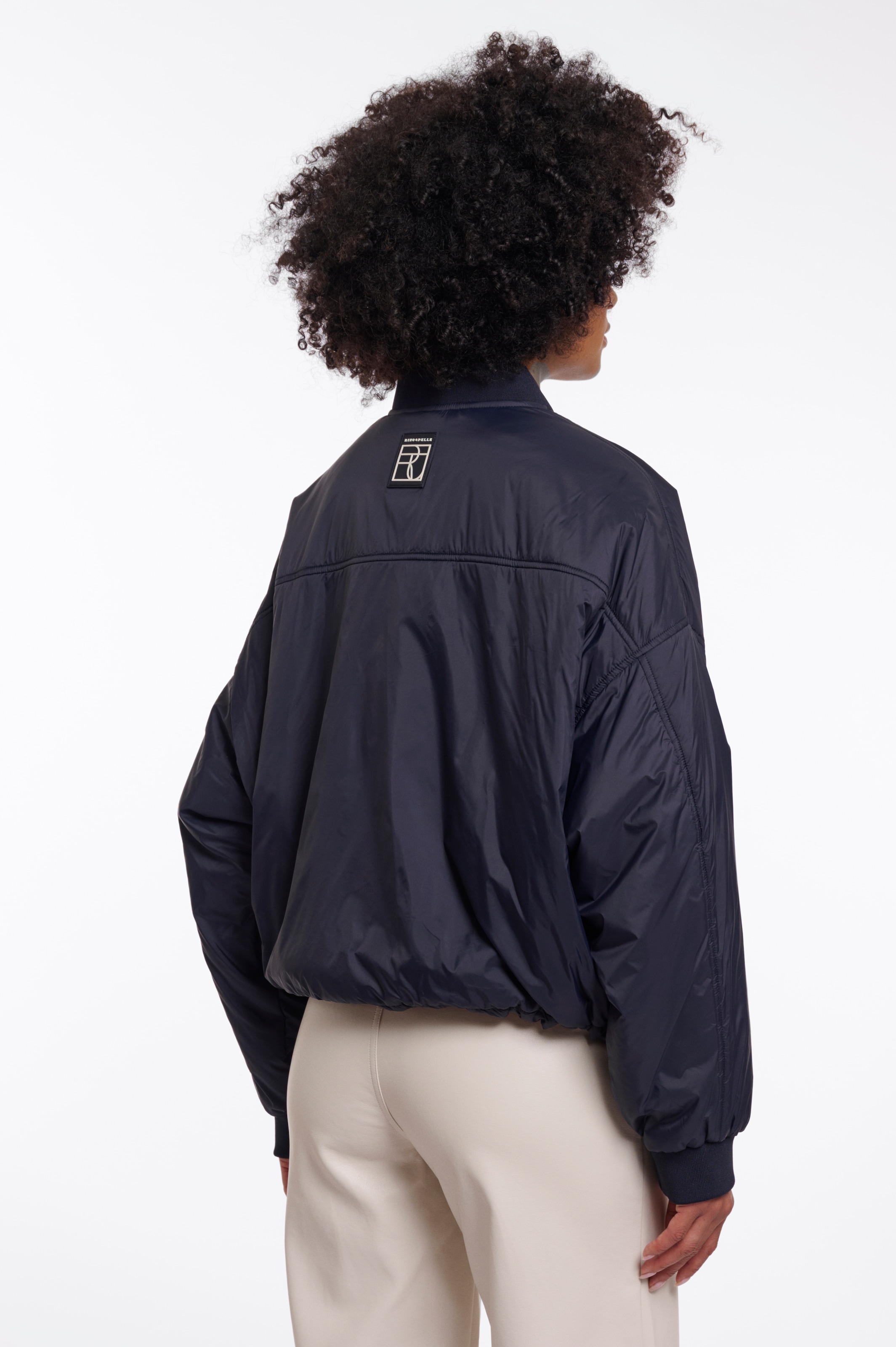 Rino & Pelle Bomberjacke »HIRA« ohne Kapuze kurz, mit Stehkragen und Reissverschluss