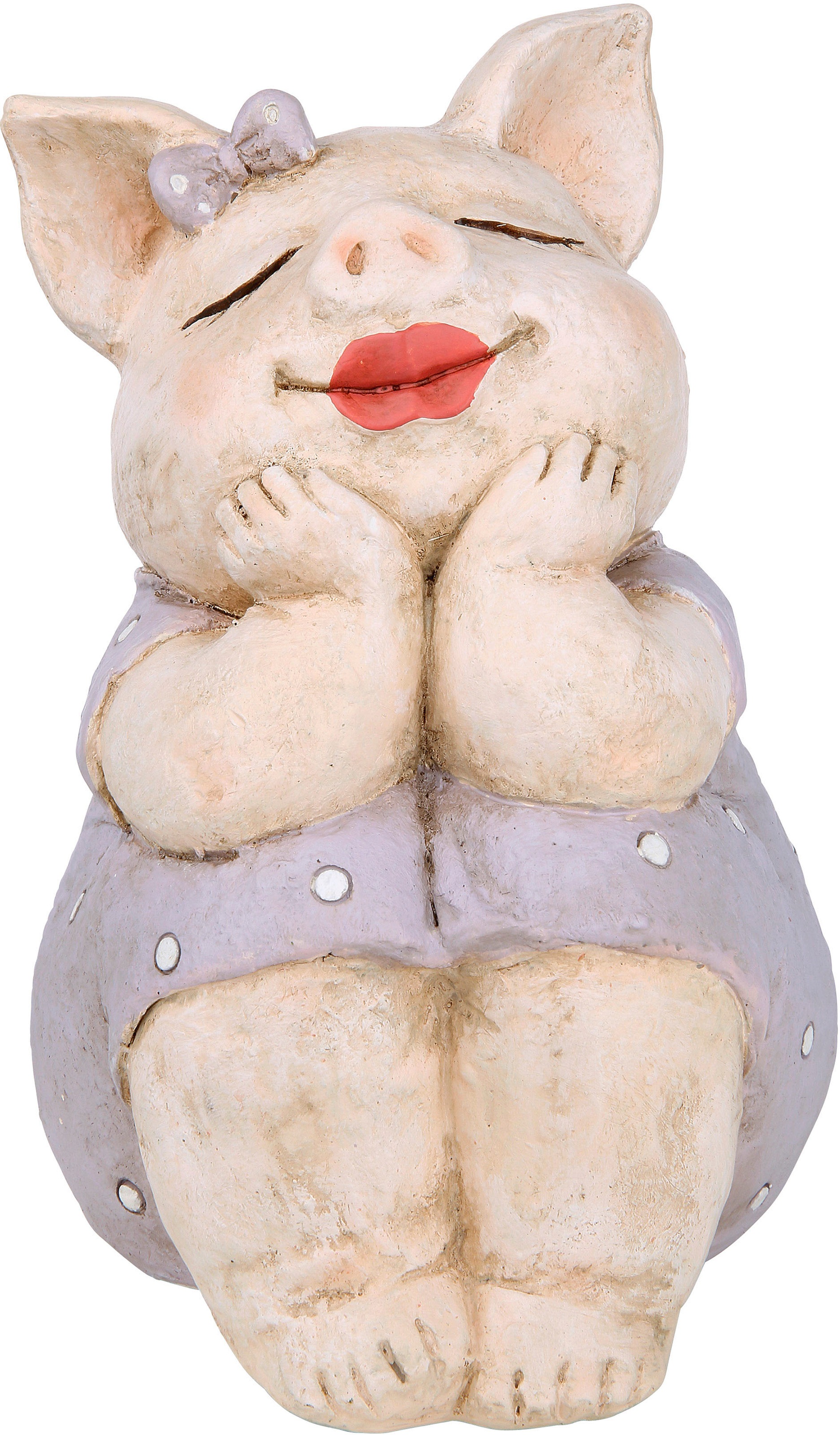 Image of GILDE Dekofigur »Schwein Rosalie träumend«, (1 St.), Dekoobjekt, Tierfigur, Höhe 18,5 cm, Wohnzimmer bei Ackermann Versand Schweiz