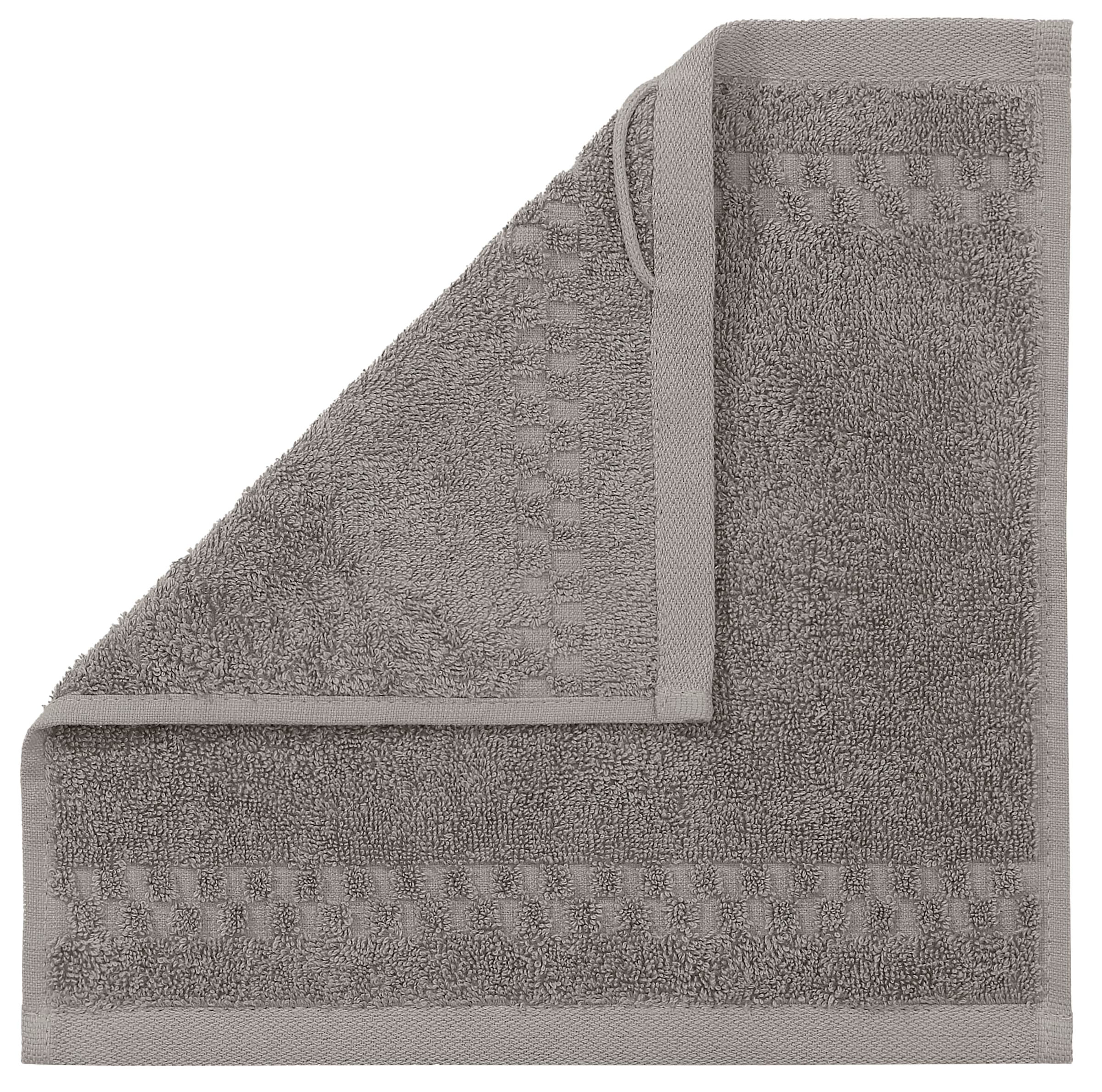 my home Waschlappen »Regona, Seiftücher (30x30cm), flauschig und weich, 500 gr/m²«, (Set, 10 tlg., 10 Seiftücher (30x30cm), Premium Handtücher mit Bordüre, Handtuch-Set, 100% Baumwolle