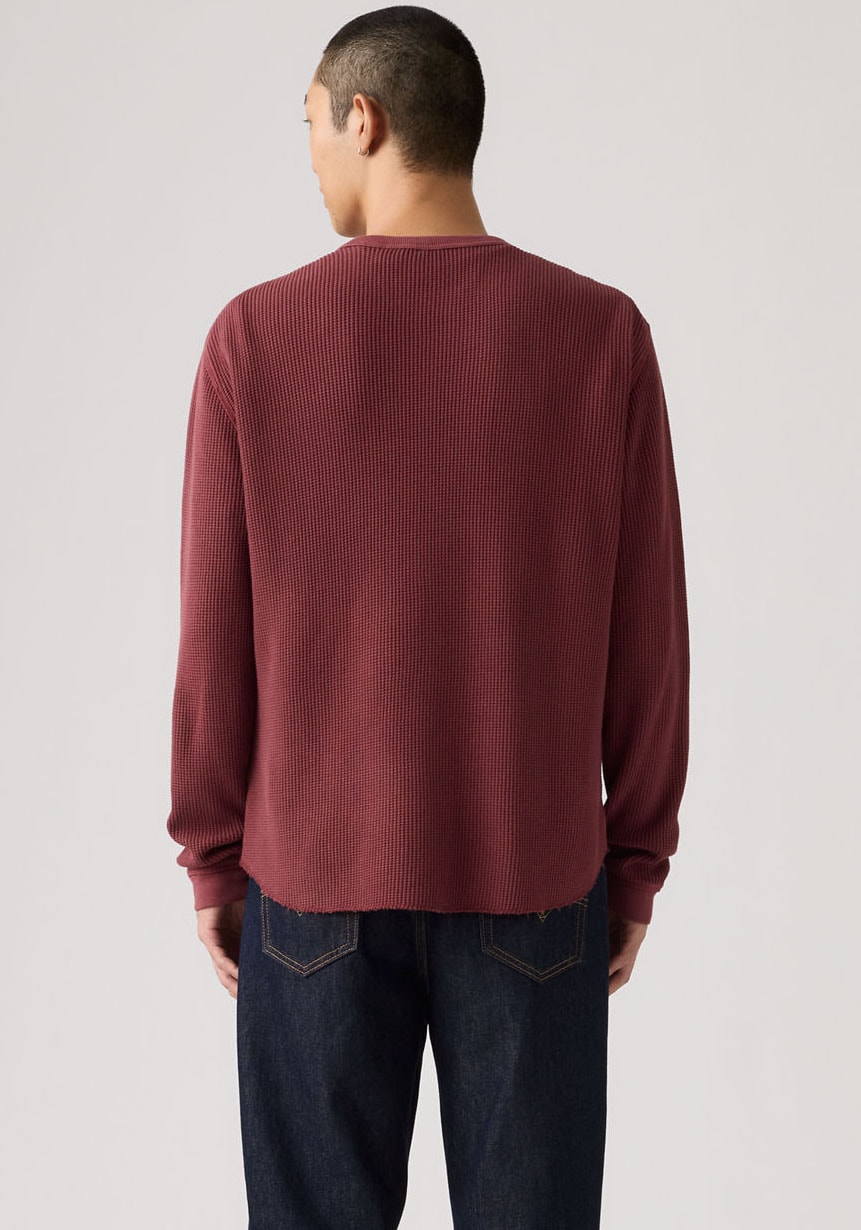 Levi's® T-shirt à manches longues Waffelstruktur