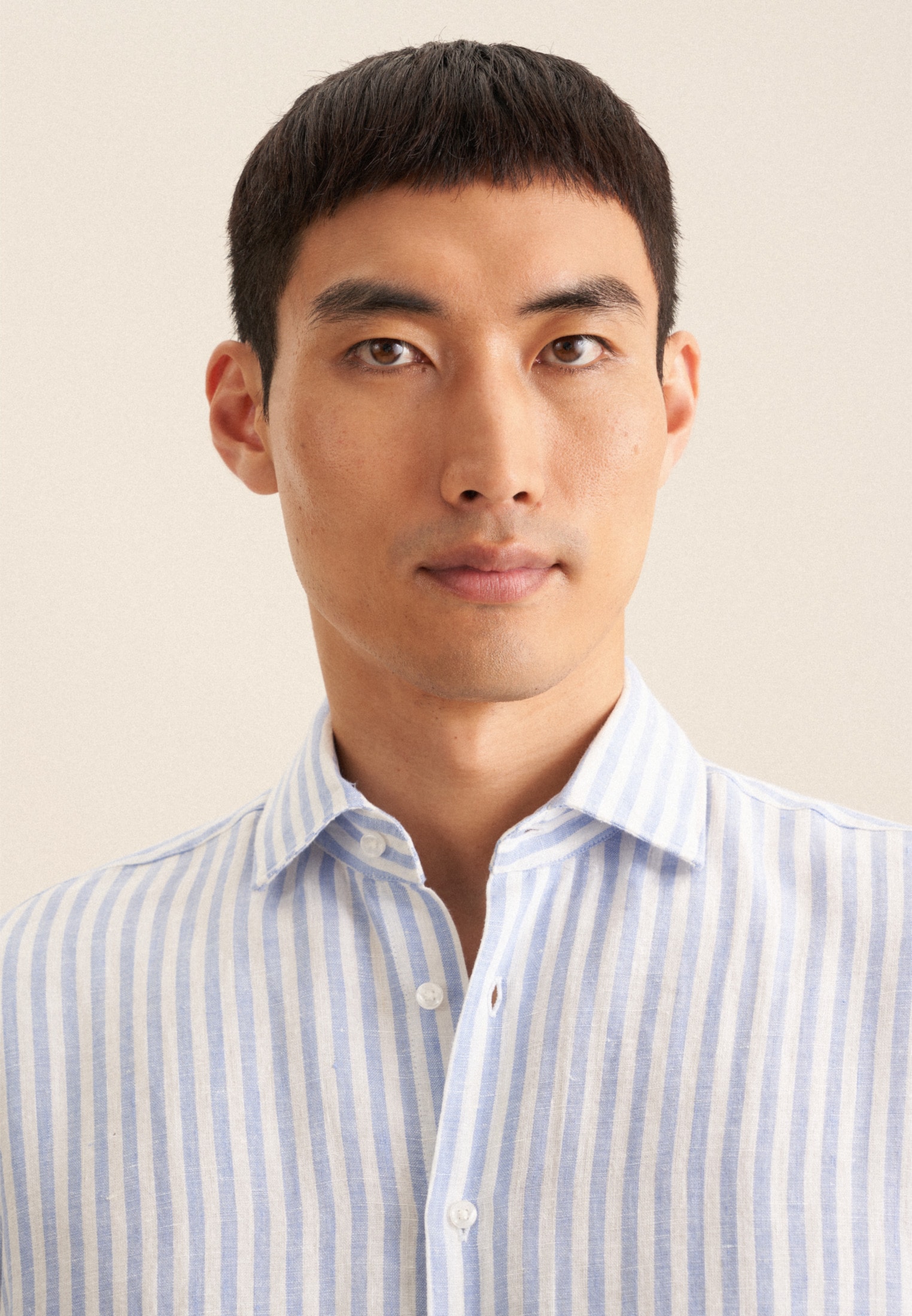 seidensticker Businesshemd »Regular« Regular 1/2 Kentkragen Streifen