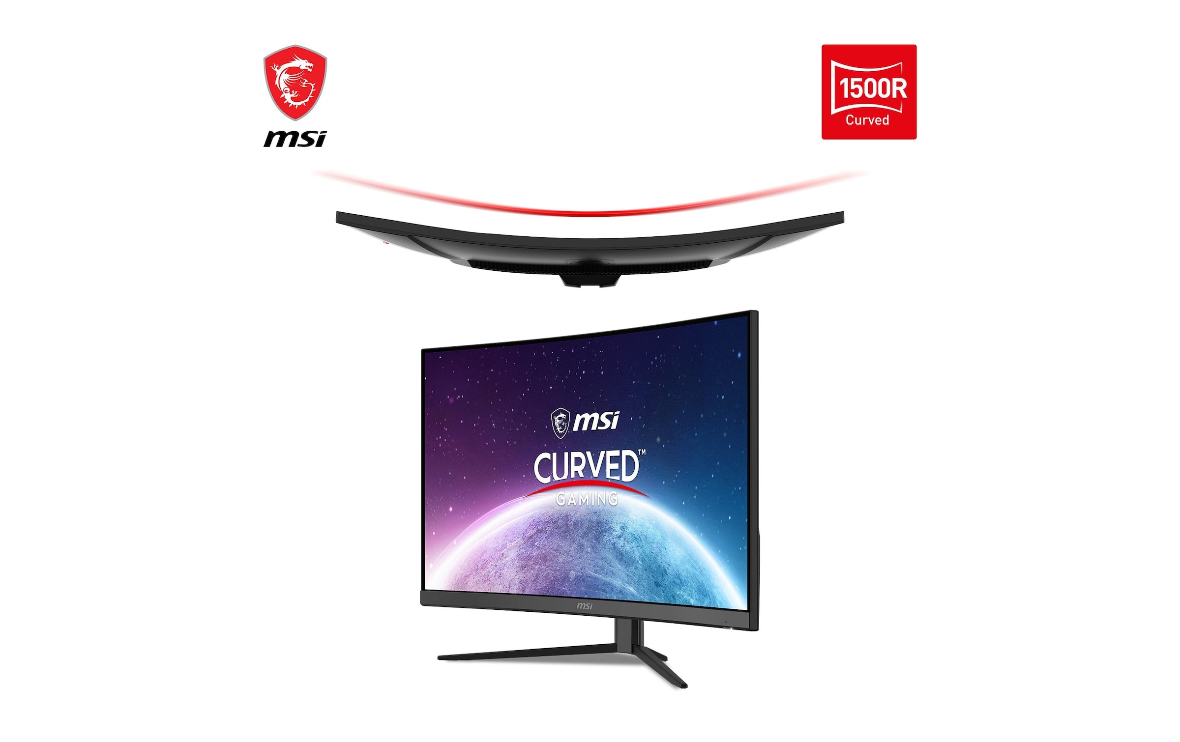 MSI Moniteur de jeu incurvé »MSI Optix G27C4XDE« 68,58 cm/27 ″  1920 x 1080 px 1 Reaktionszeit 250 Hz