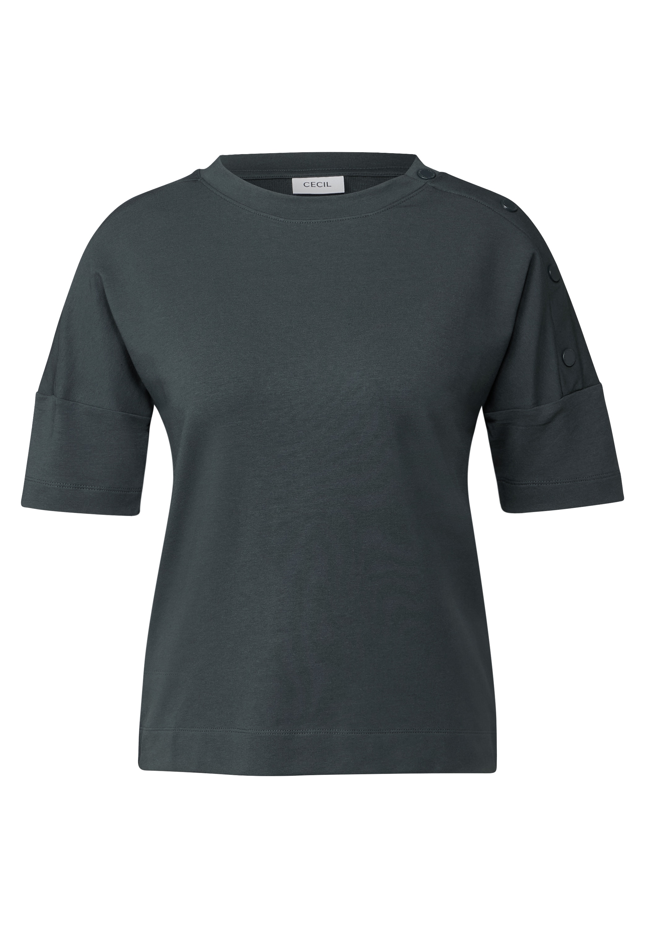 Cecil T-Shirt, mit Knopfdetail