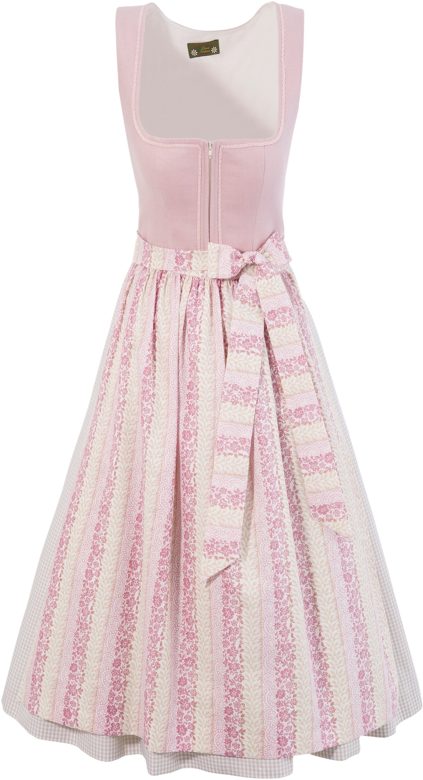 Dirndl midi mit Karomuster