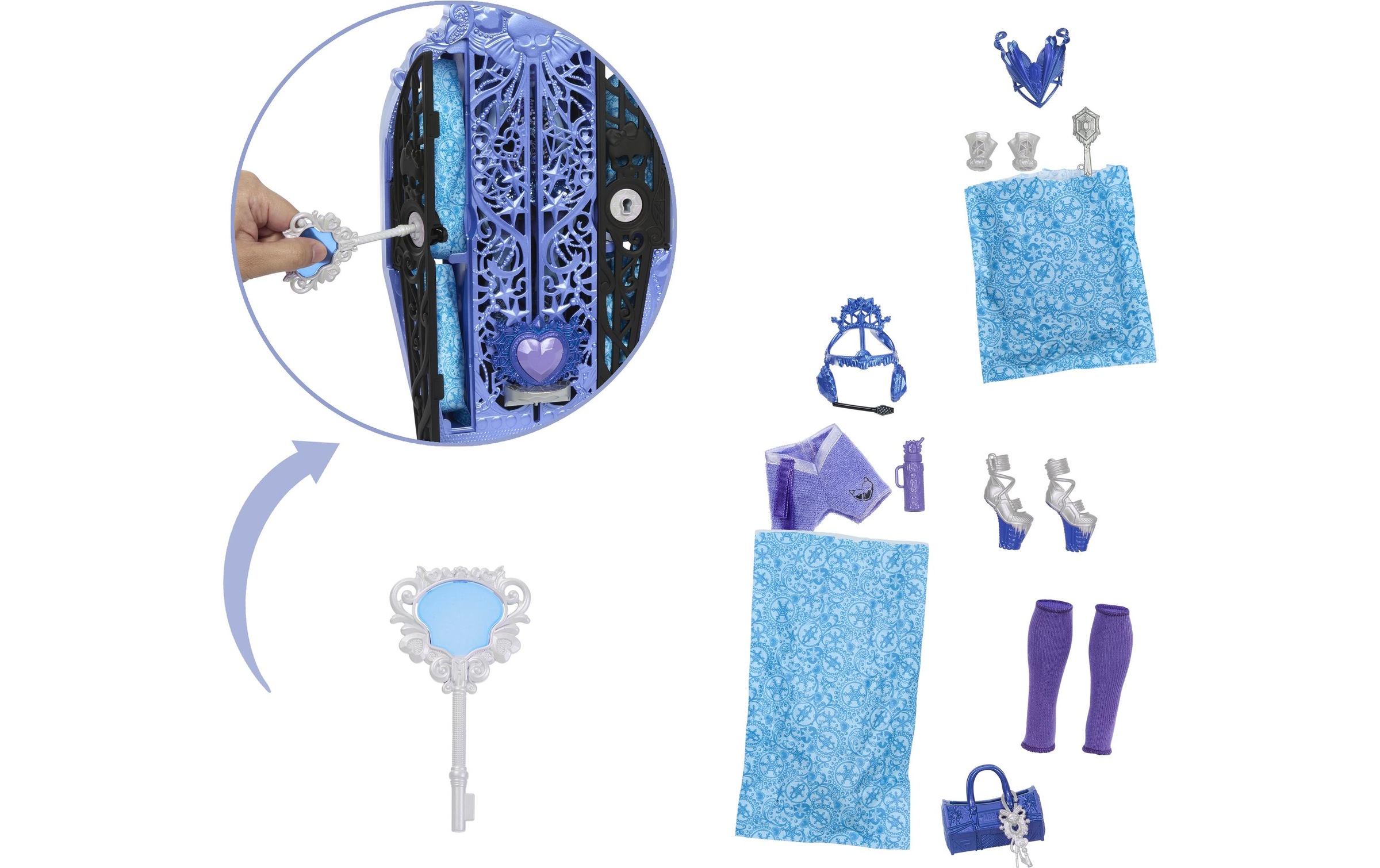 MonsterHigh™ Anziehpuppe »Spielset Monster High Skulltimate Abbey«