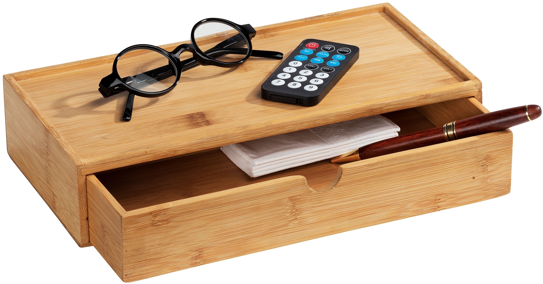 WENKO Organizer »Modell Terra«, Aufbewahrungsbox mit Schublade, ideal für Bad, Gäste-WC, Küche & Flur