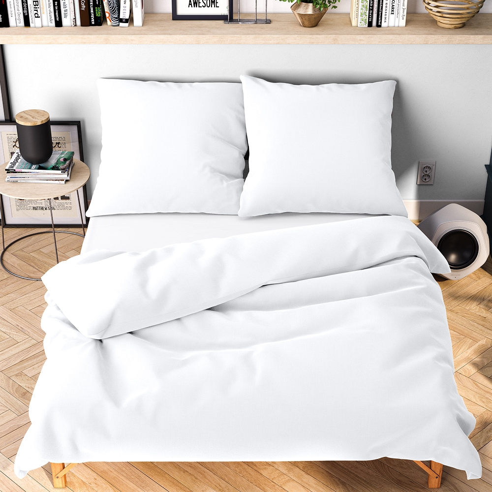 Wolkenfeld Linge de lit »Allergiker Bettwäsche, unfassbar weich« 2 cuis 135x200 cm, 155x220 & Übergrössen I inkl. Kissenbezüge 80x80 I Uni