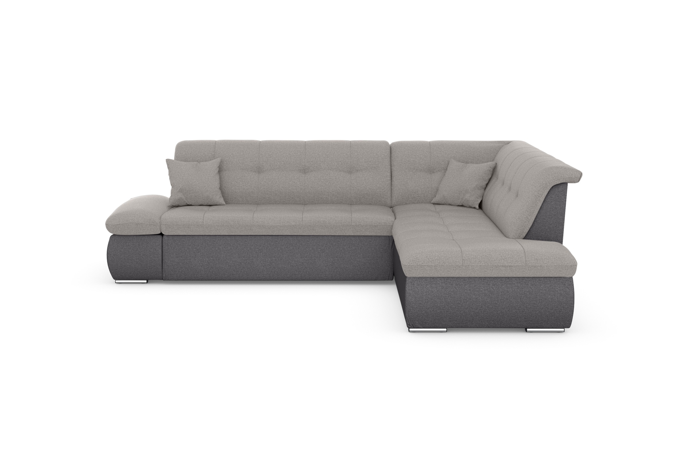 DOMO collection Ecksofa »Moric L-Form«, wahlweise mit Bettfunktion und Armlehnenverstellung, auch in Cord