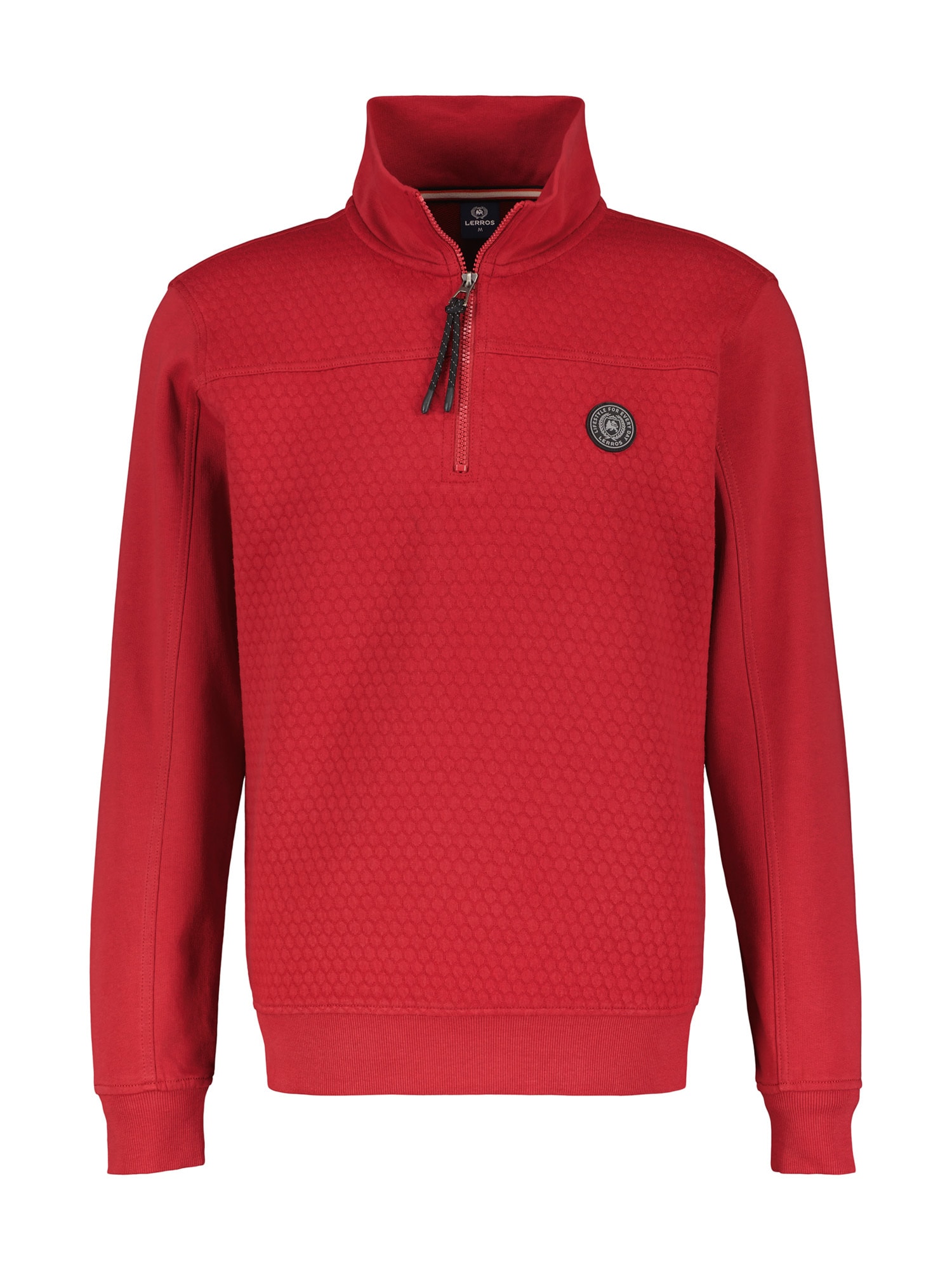 LERROS Sweatshirt »Sweat-Troyer mit dezentem Nadel-Steppmuster«
