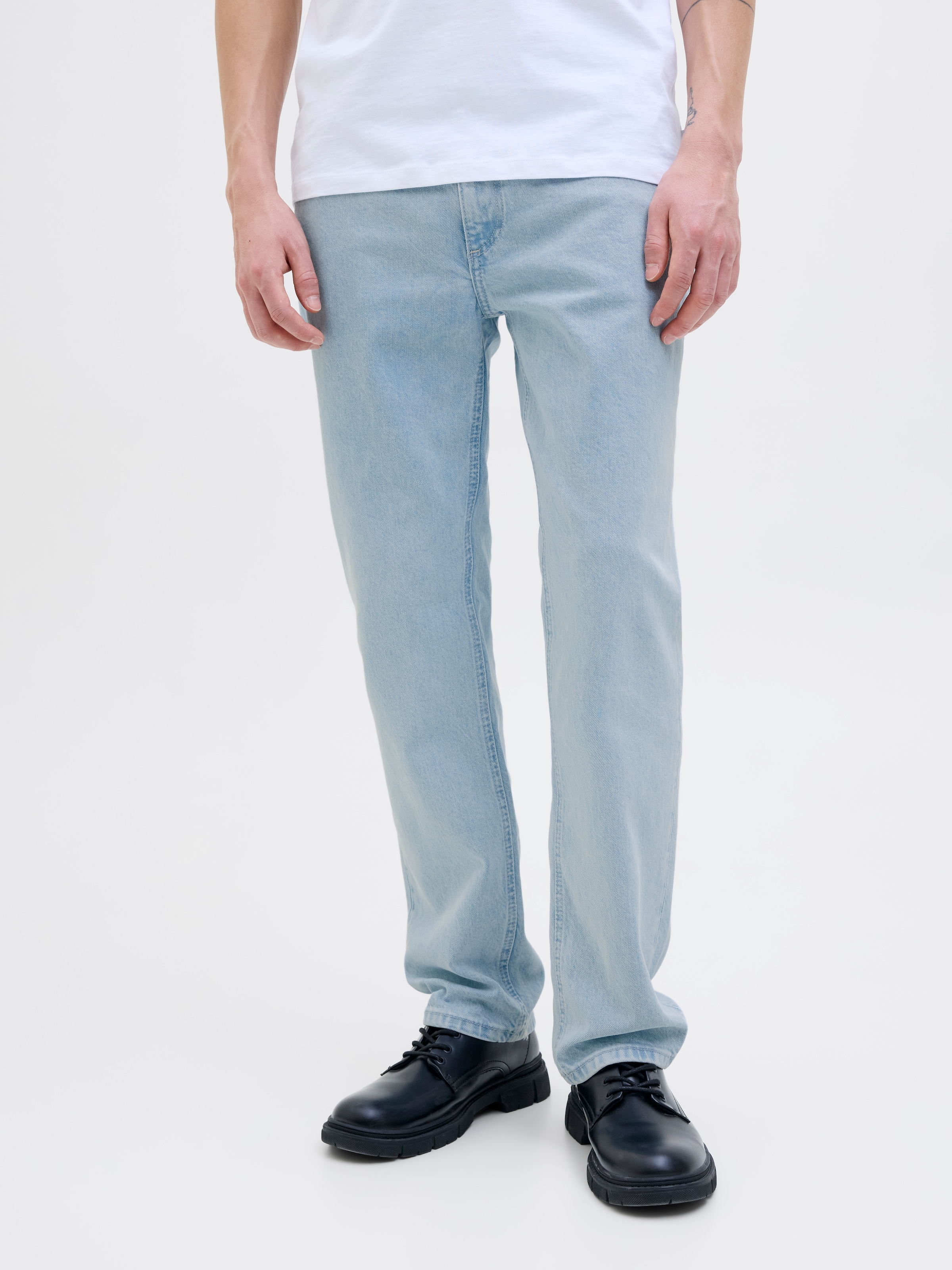Image of Jack & Jones Slim-fit-Jeans "JJICLARK JJEVAN AM 795 NOOS" Baumwollmischung, slim fit