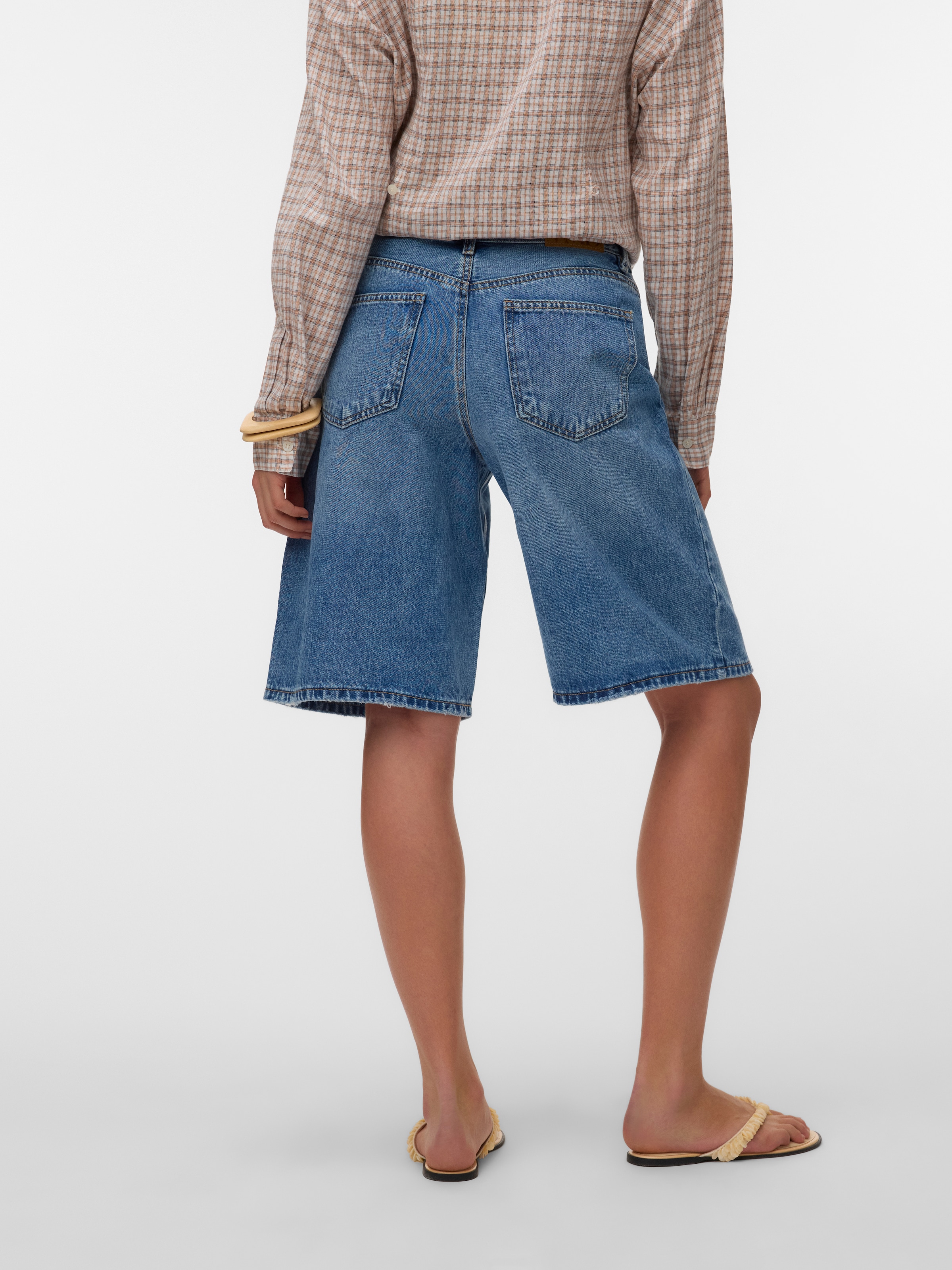 Vero Moda Short en jean »VMRAILA MR DENIM JORTS NOOS« Baumwolle, loose fit