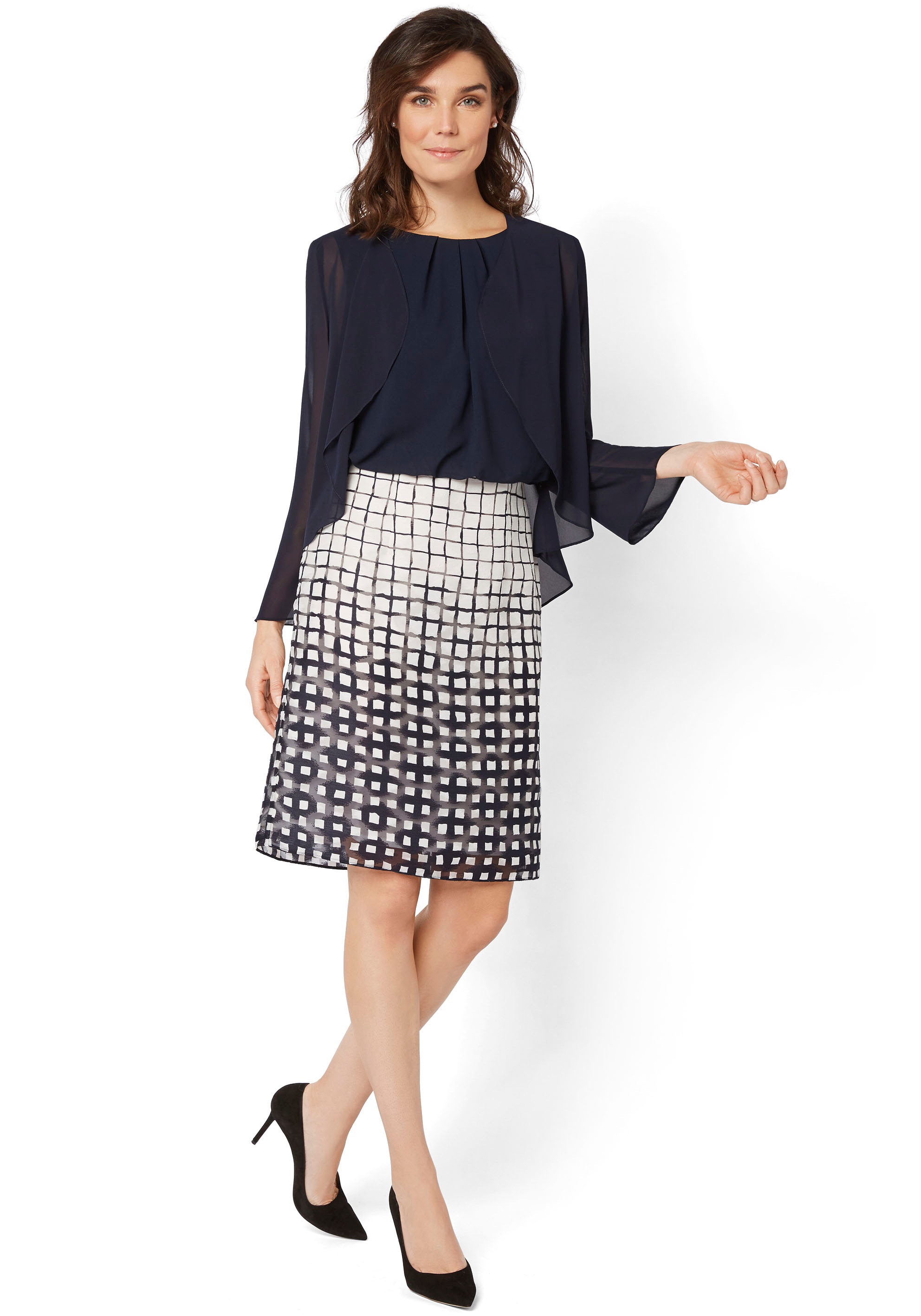 Image of HERMANN LANGE Collection Blusenblazer, mit Volant vorne bei Ackermann Versand Schweiz