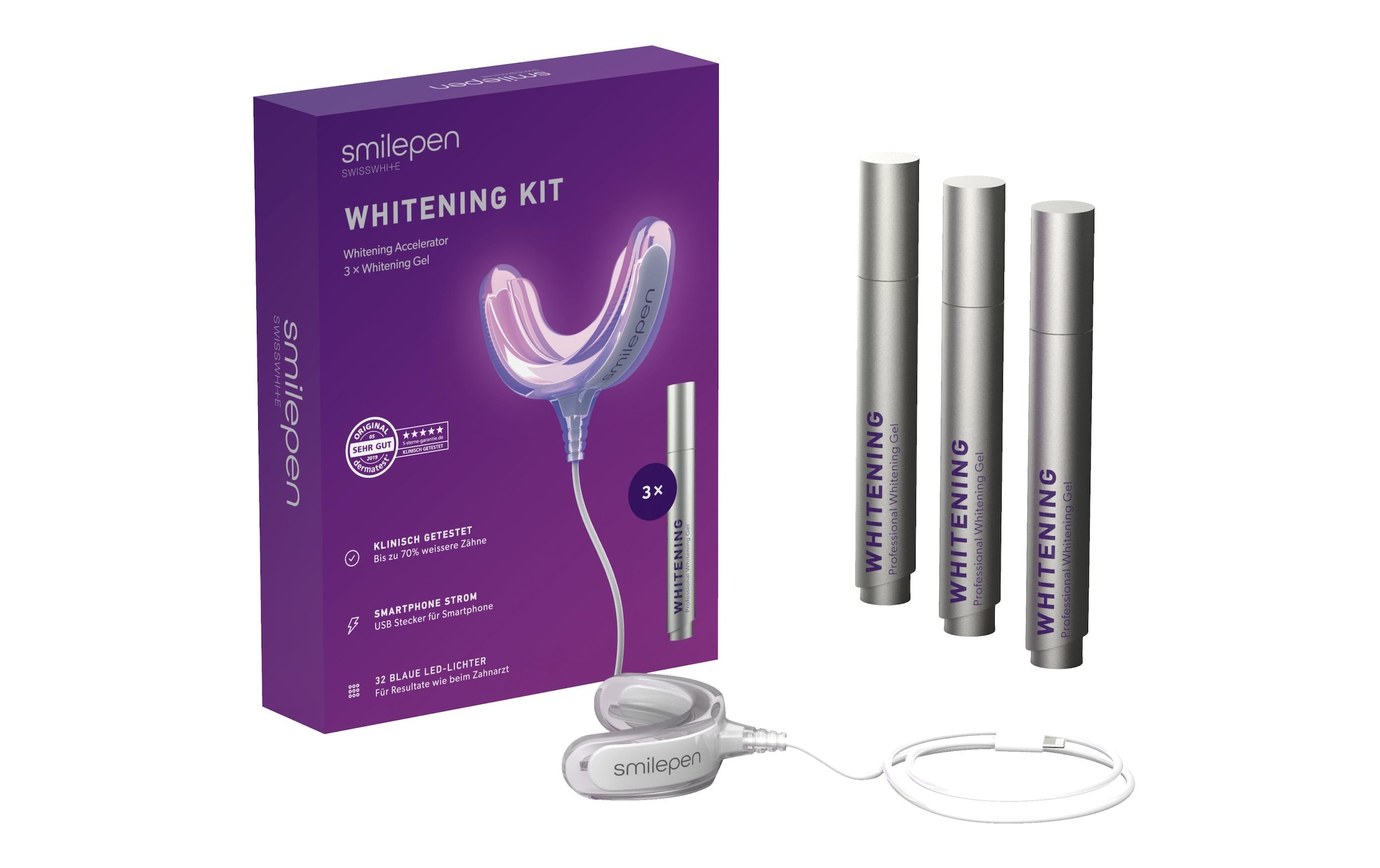 Smilepen Zahnbleaching-Kit »Whitening Kit«
