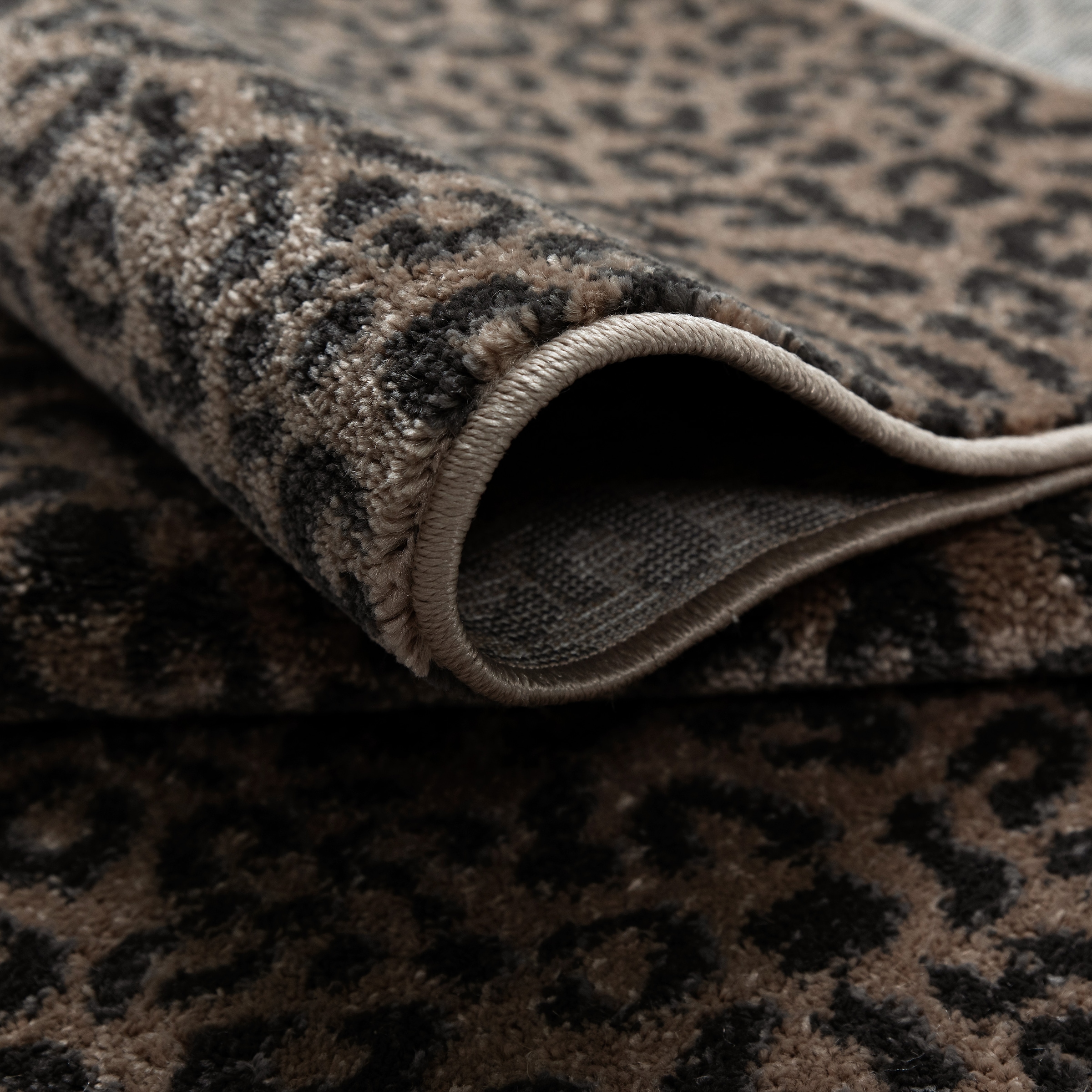 GOODproduct Teppich »Fynna, Leopardenmuster« rechteckig 9 mm Höhe besonders weicher Flor, Wohnzimmer, Schlafzimmer, Esszimmer