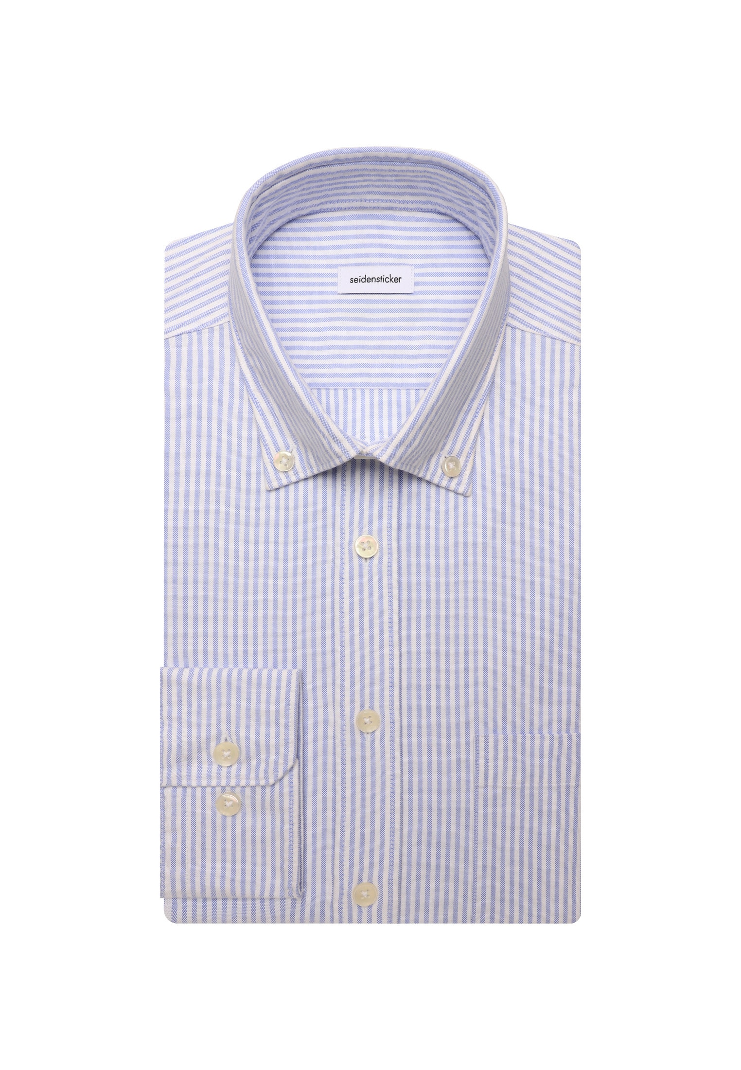 seidensticker Chemise d'affaires Regular 1/1 Button-Down-Kragen Gestreift
