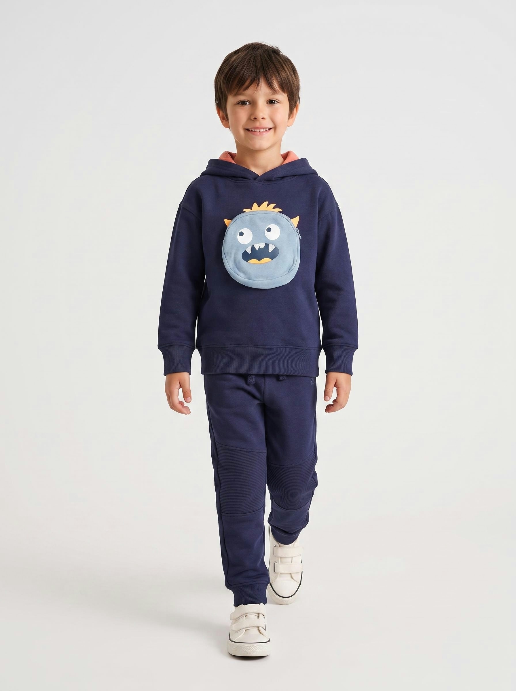 Blue Seven Sweat à capuche , Coton
