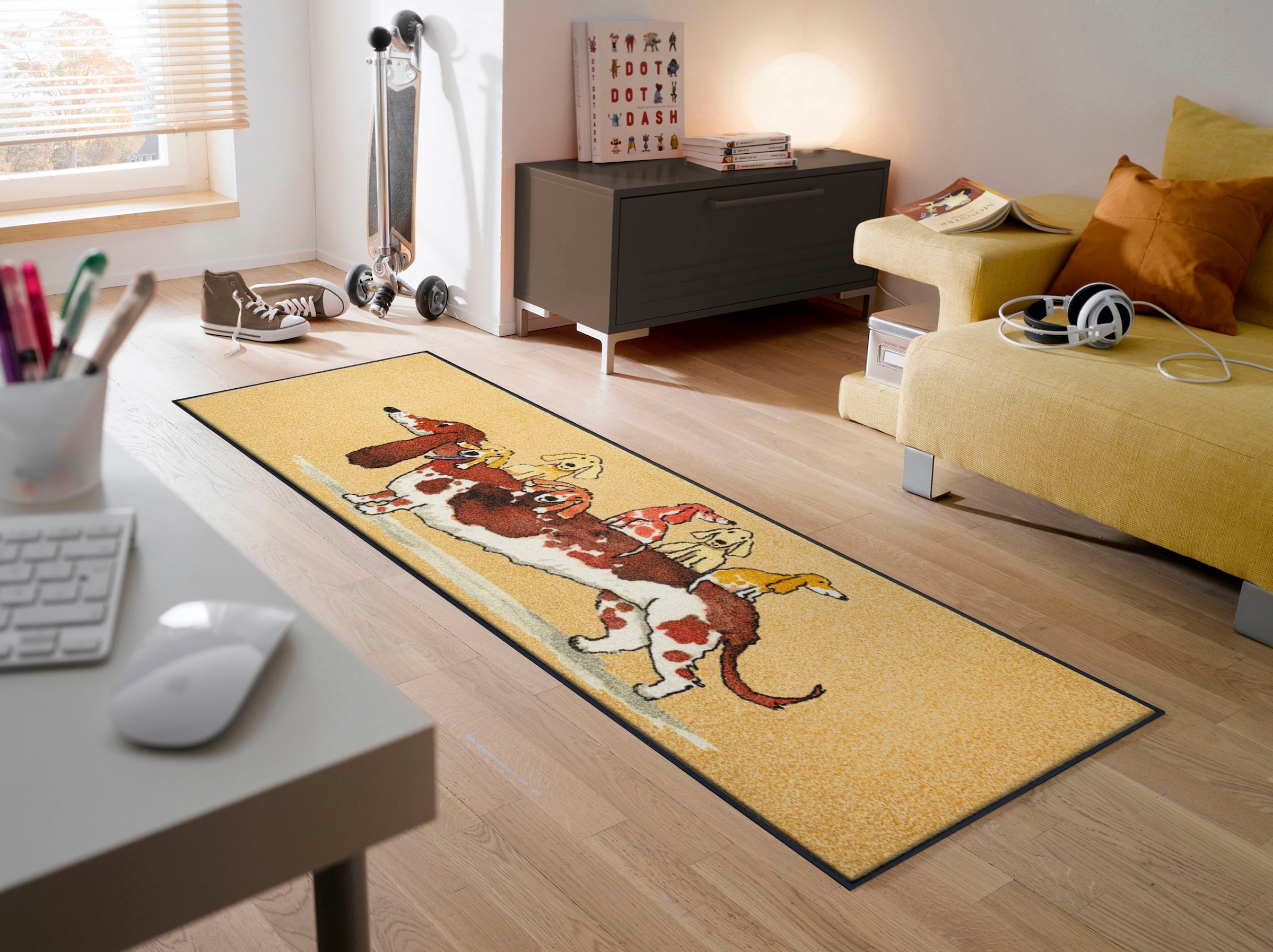 wash+dry by Kleen-Tex Läufer »Woof Buddies«, rechteckig