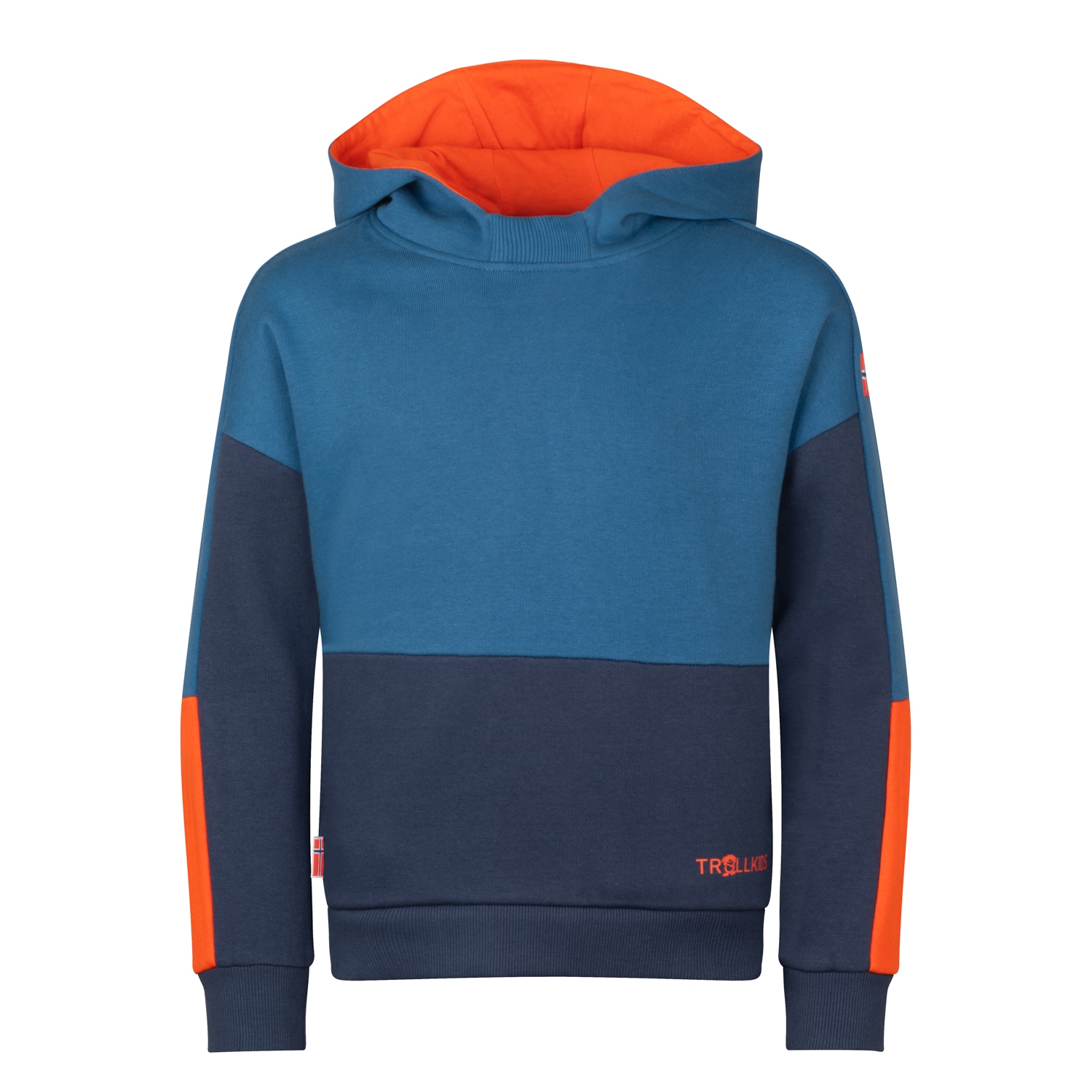 TROLLKIDS Kapuzensweatshirt »KIDS RONDANE SWEATER«, mit farblich passender Fütterung, aus Baumwolle
