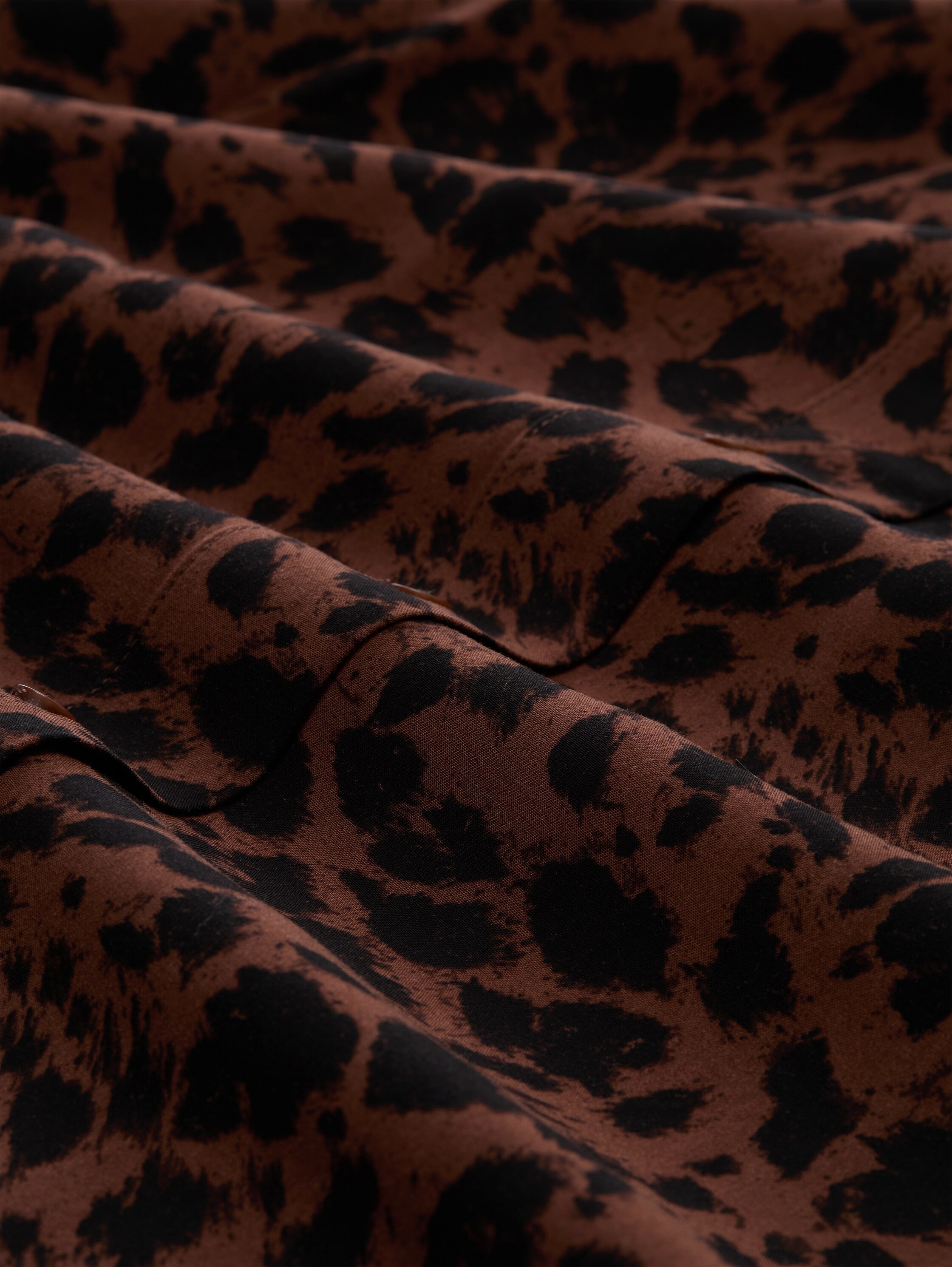 TOM TAILOR PLUS Blouse classique mit Leo-Print