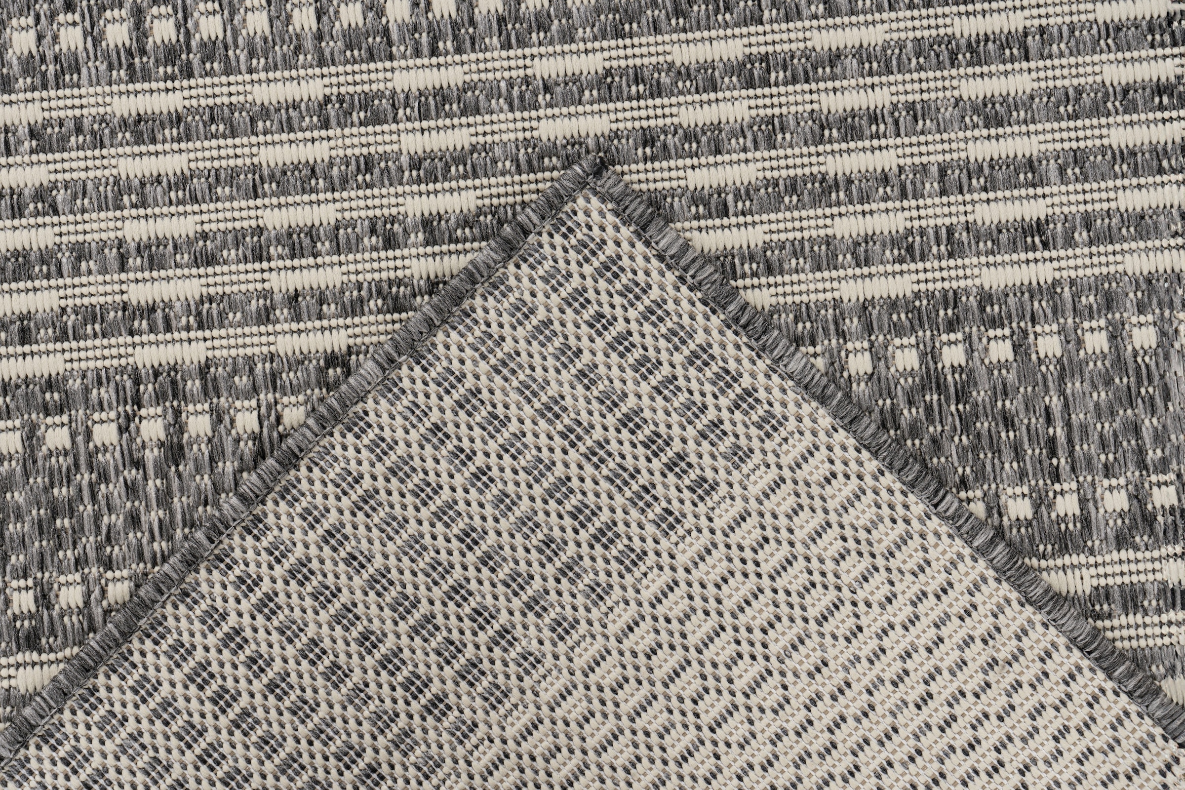 Kayoom Tapis »Nibru 125« Rectangulaire 5 mm Höhe Flachgewebe, In- und Outdoor geeignet, schnell trocknend