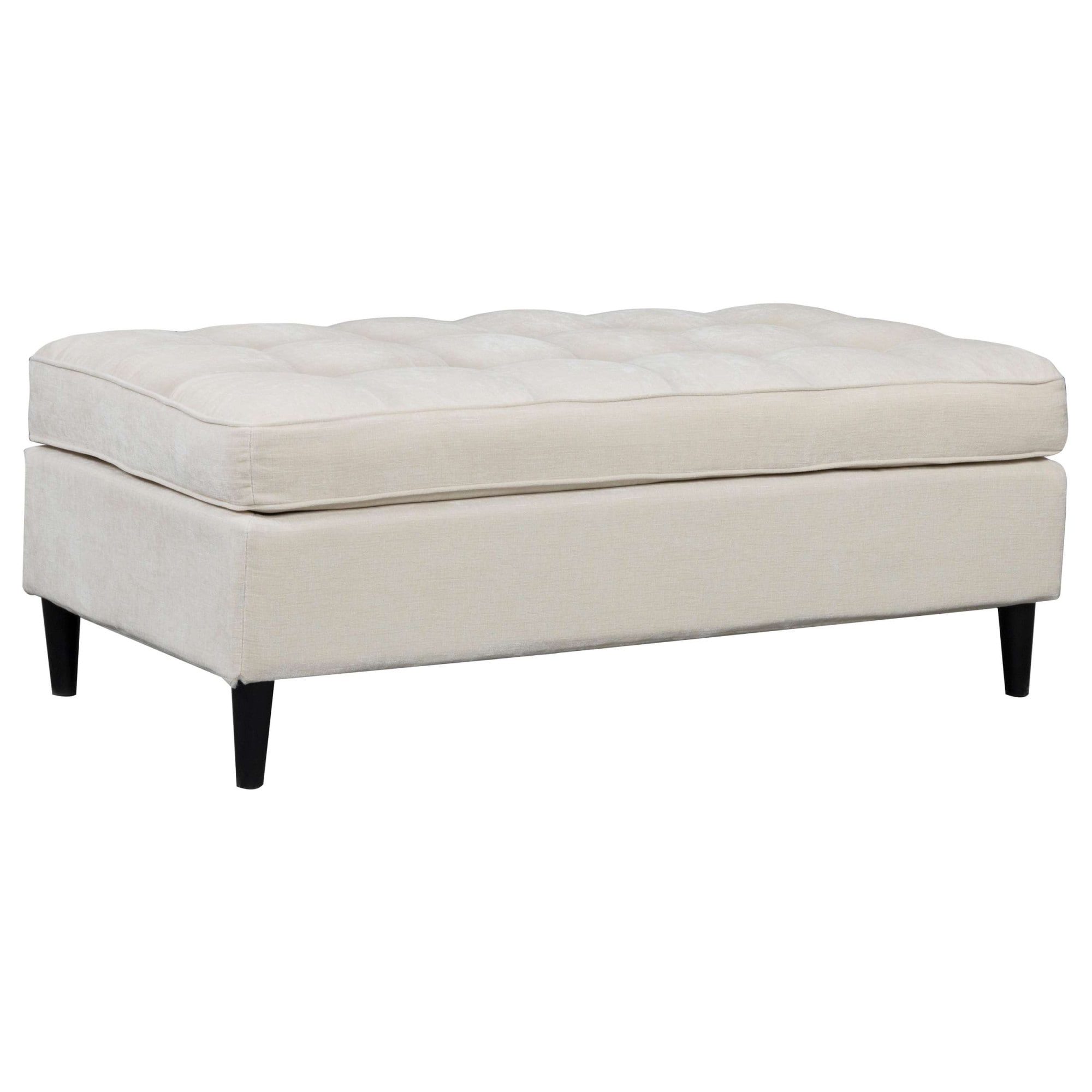 Dorel Home Tabouret »LINDHUS, Breite 120 cm« Knopfsteppung, individuell zu kombinieren, Cord und Chenille-Bezug