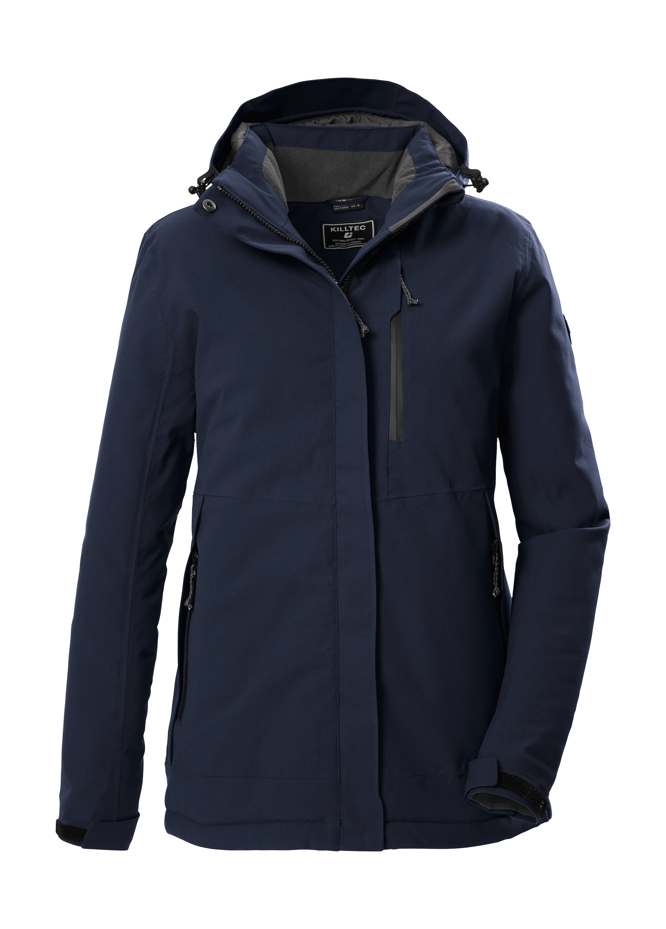 Killtec Funktionsjacke »KOW 219 WMN JCKT« Atmungsaktive, wind- und wasserdichte Damenjacke, abnehmbare Kapuze