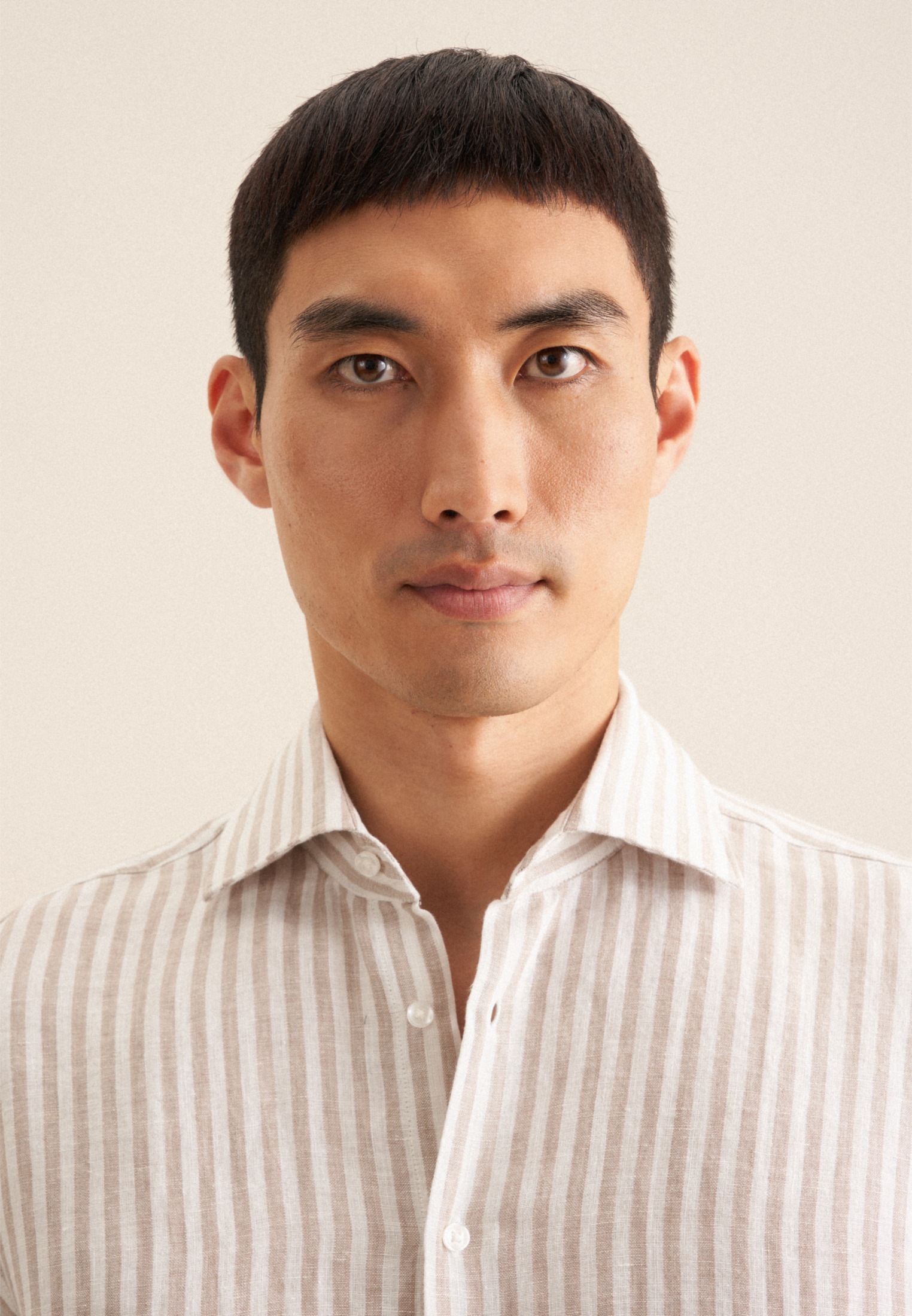 seidensticker Businesshemd »Regular« Regular 1/2 Kentkragen Streifen