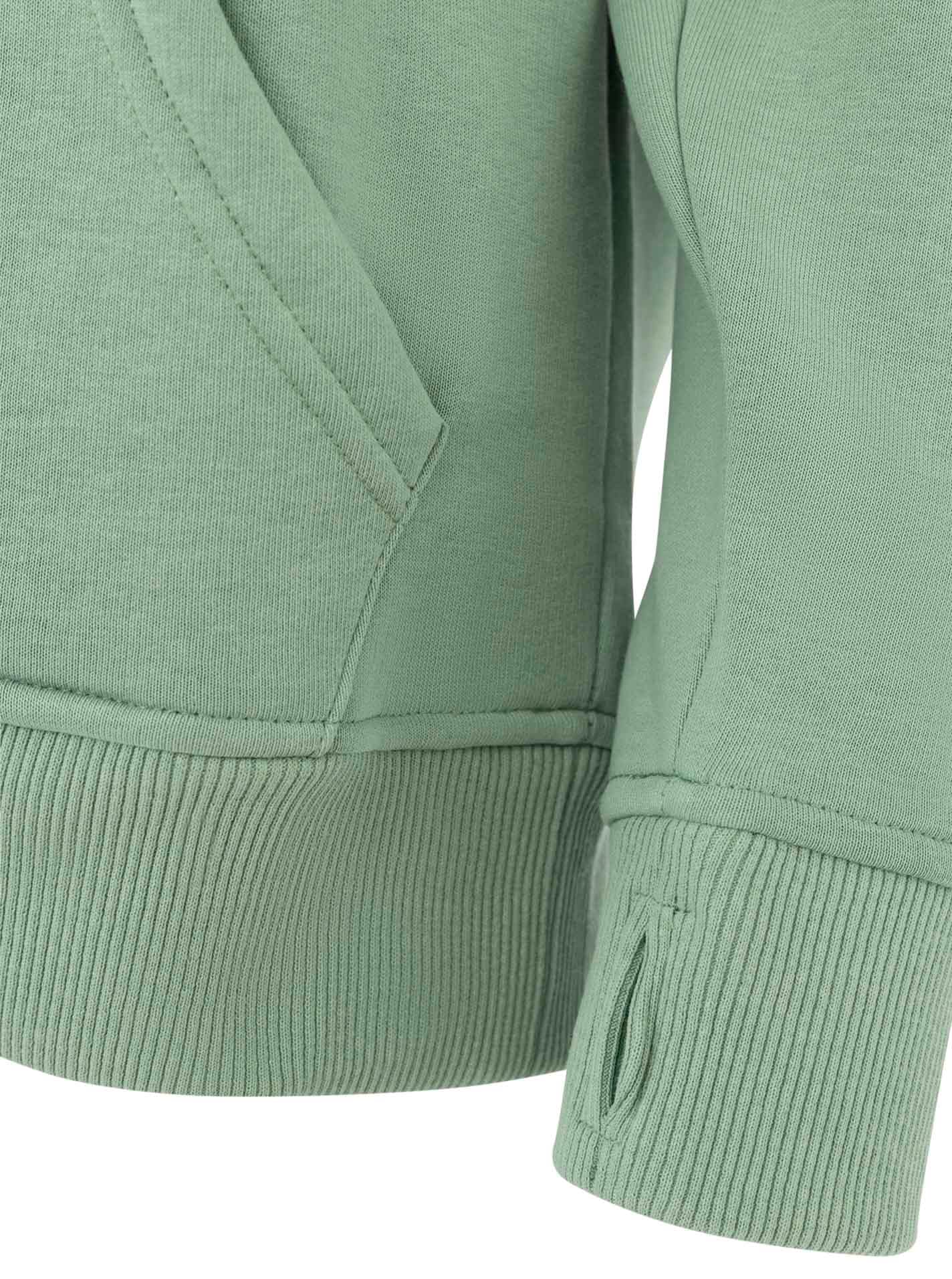 Zwillingsherz Hoodie »"HOPE Spitze"«, capuche avec cordon, motif avec dentelle, poignets élastiques

