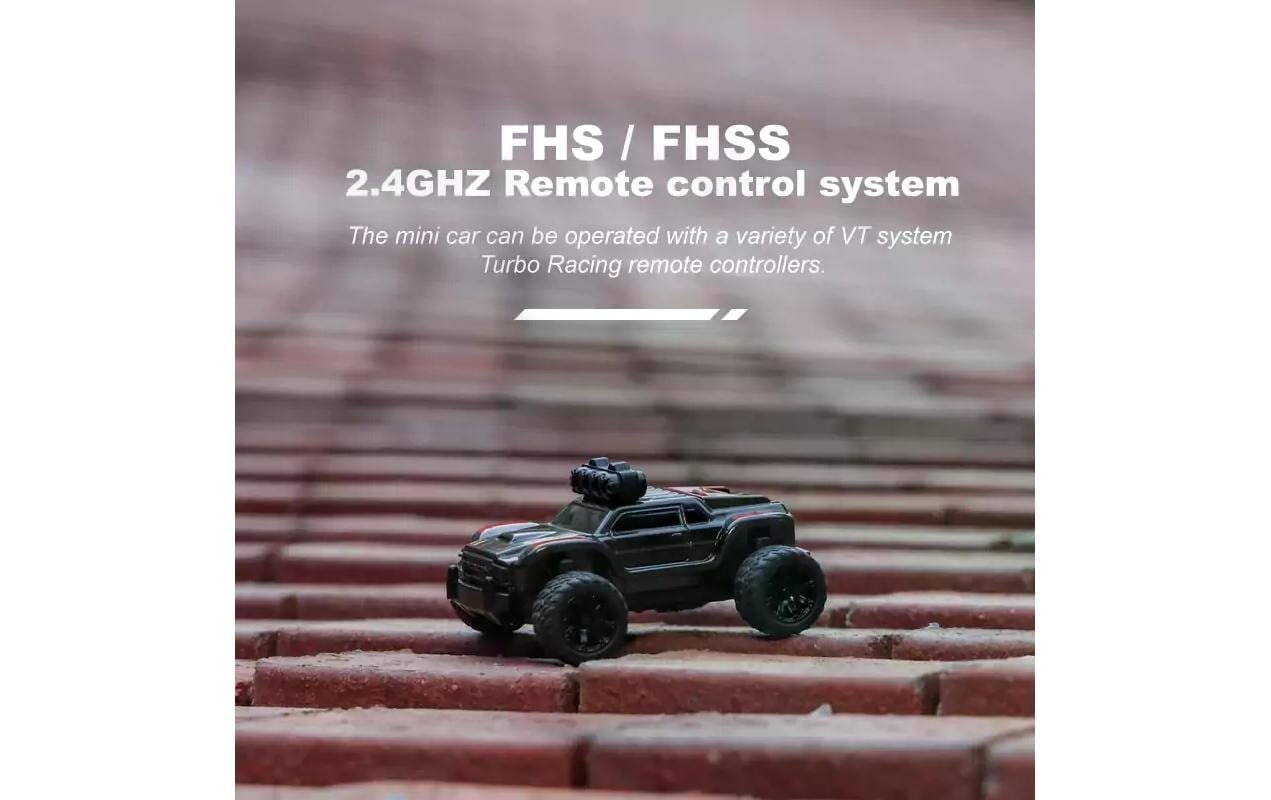   RC-Auto »Turbo Racing Micro Monster Truck TC-01, Schwarz,«