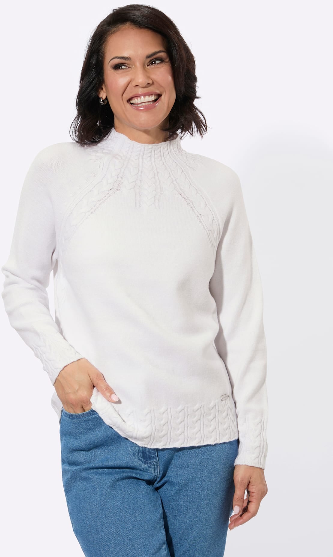 Casual Looks Stehkragenpullover »Stehkragen-Pullover«