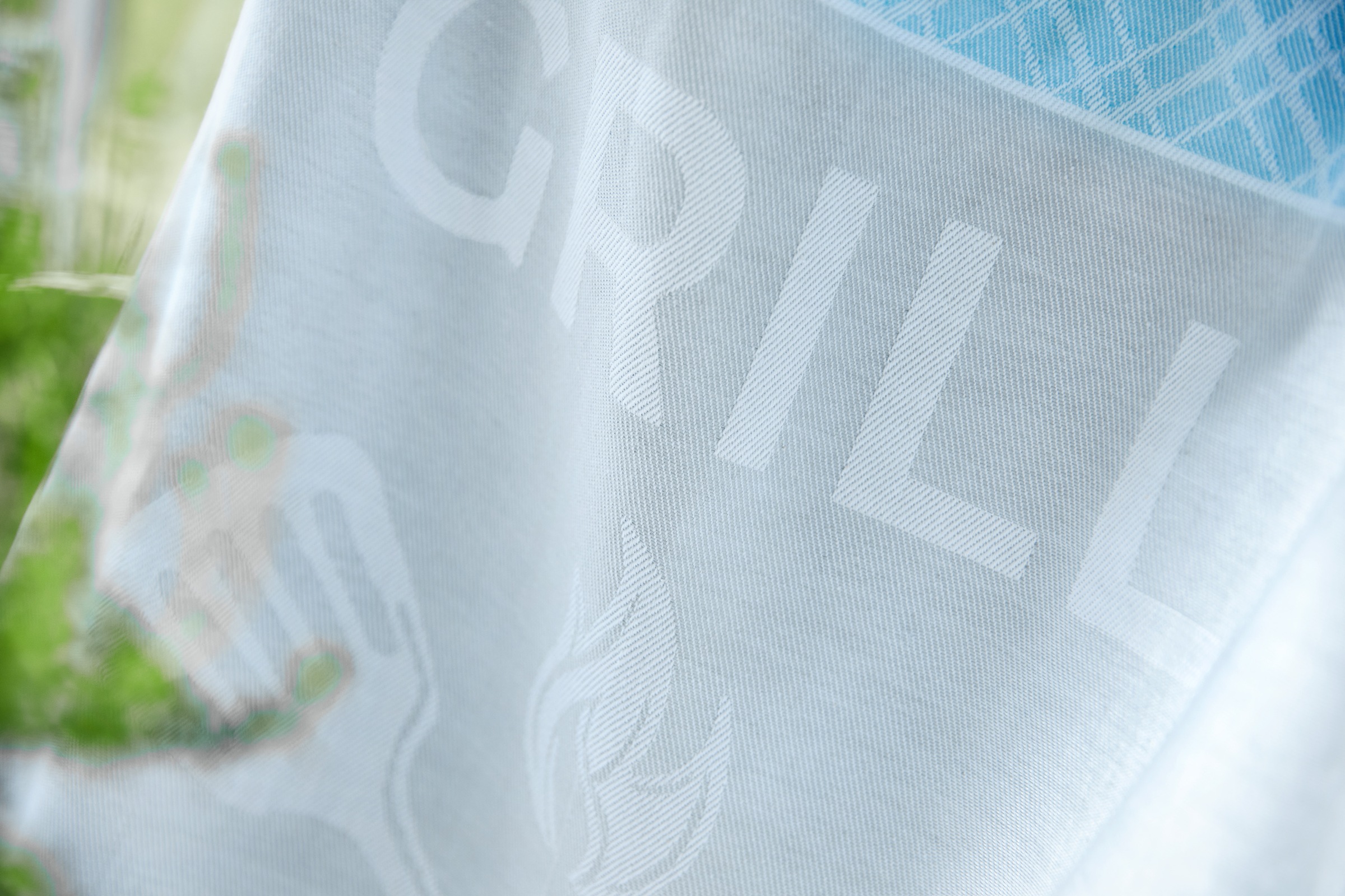 Dyckhoff Geschirrtuch »Grill & Chill, mit 3 verschiedenen Motiven, Masse je Tuch ca. 50x70 cm« aus 100% Baumwolle, mit Grillbesteck-Motiv und Schriftzug