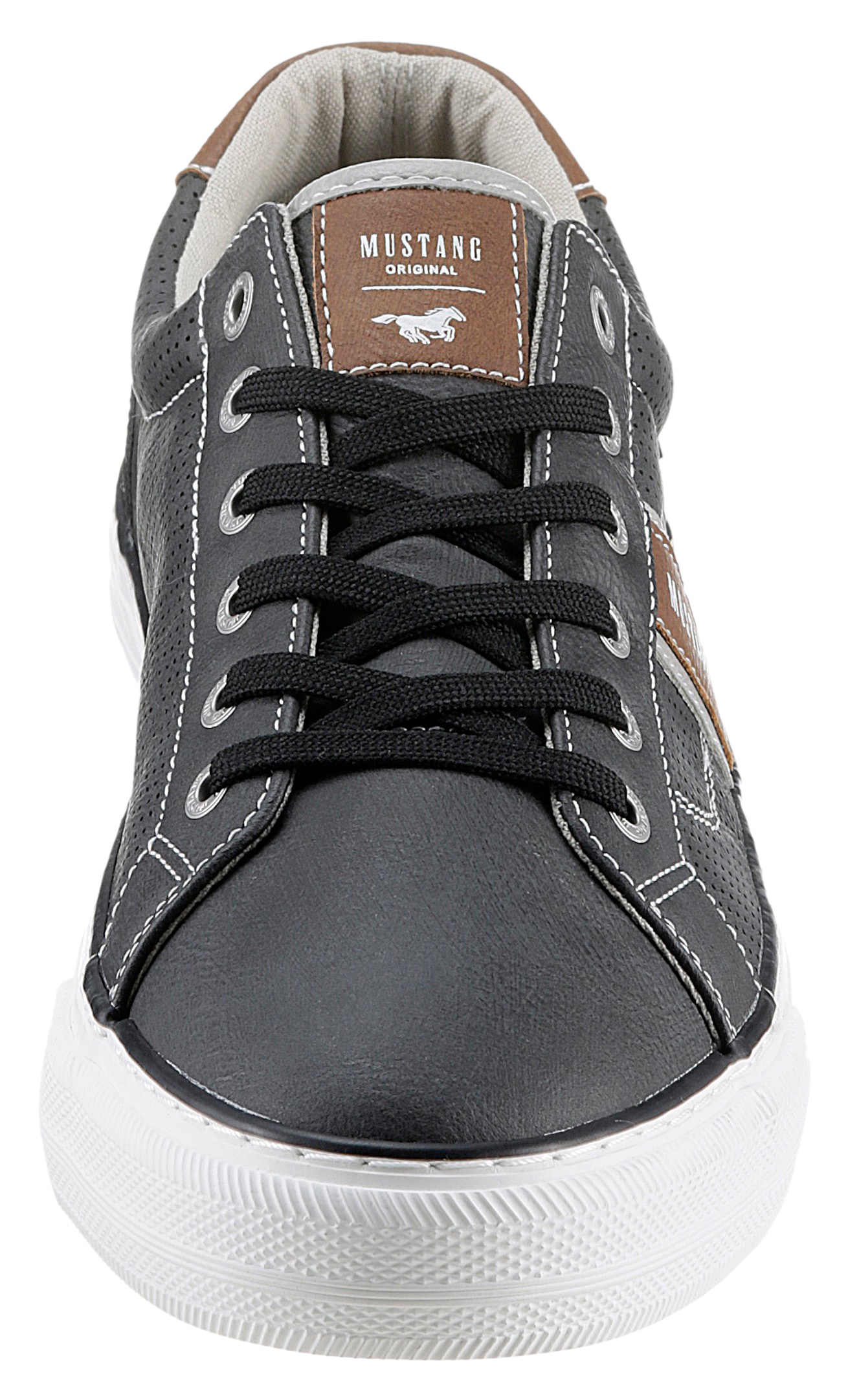 Mustang Shoes Sneaker, mit stylischem Seitenstreifen, Freizeitschuh, Halbschuh, Schnürschuh