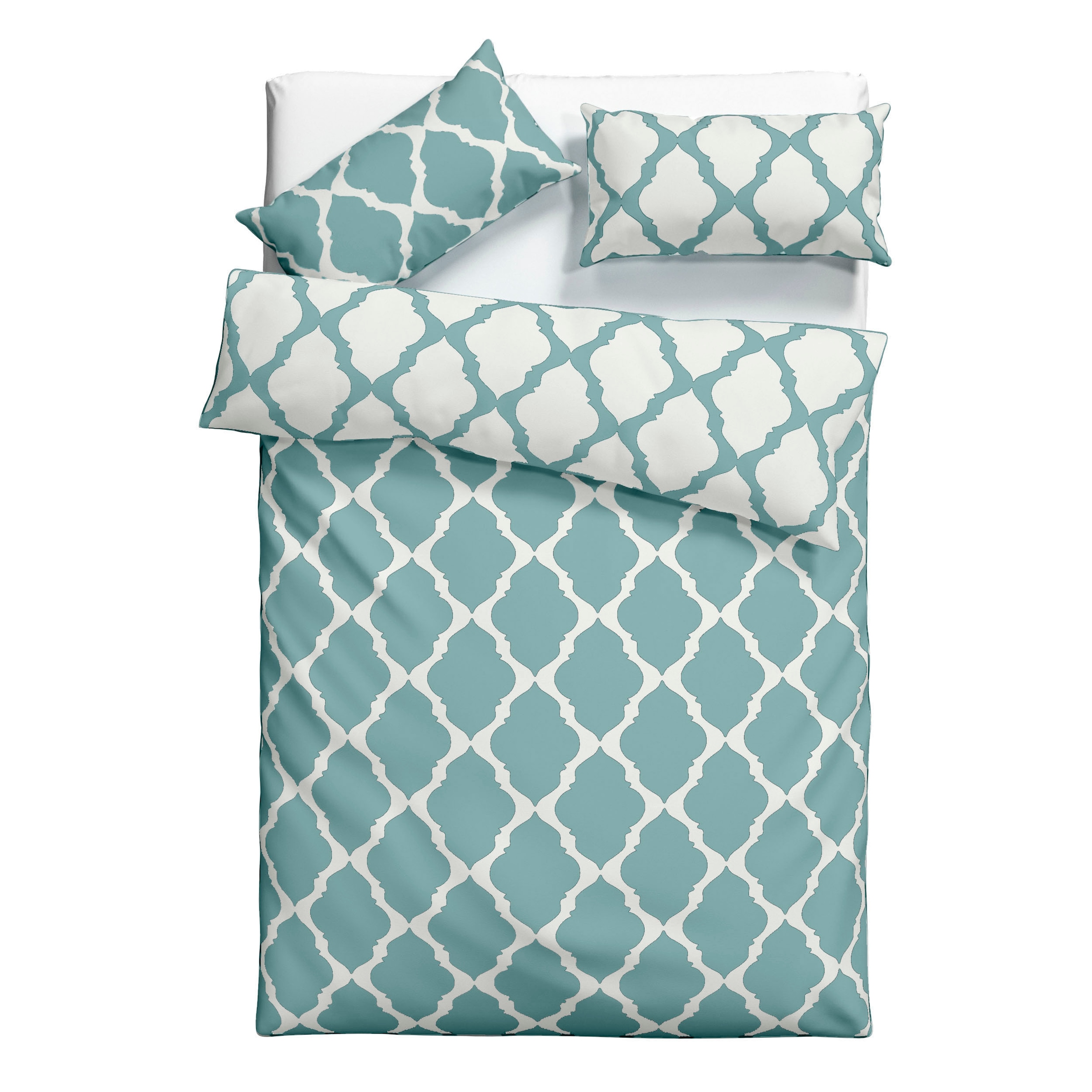 Home affaire Linge de lit réversible »Alba in Gr. 135x200 oder 155x220 cm« 2 tlg. Bettwäsche mit Wendeoptik, in verschiedenen Qualitäten, Baumwolle