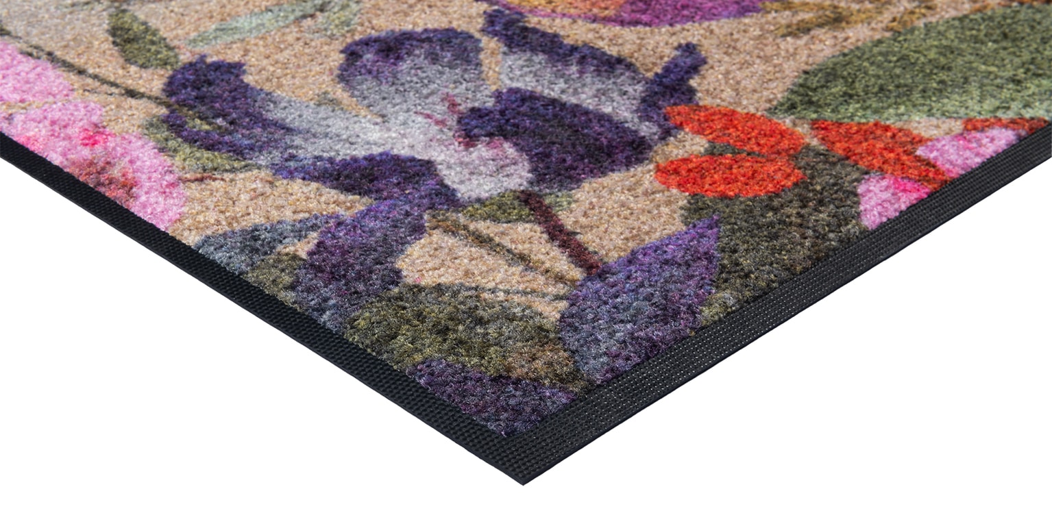 wash+dry by Kleen-Tex Läufer »Midnight Blooms« rechteckig 7 mm Höhe