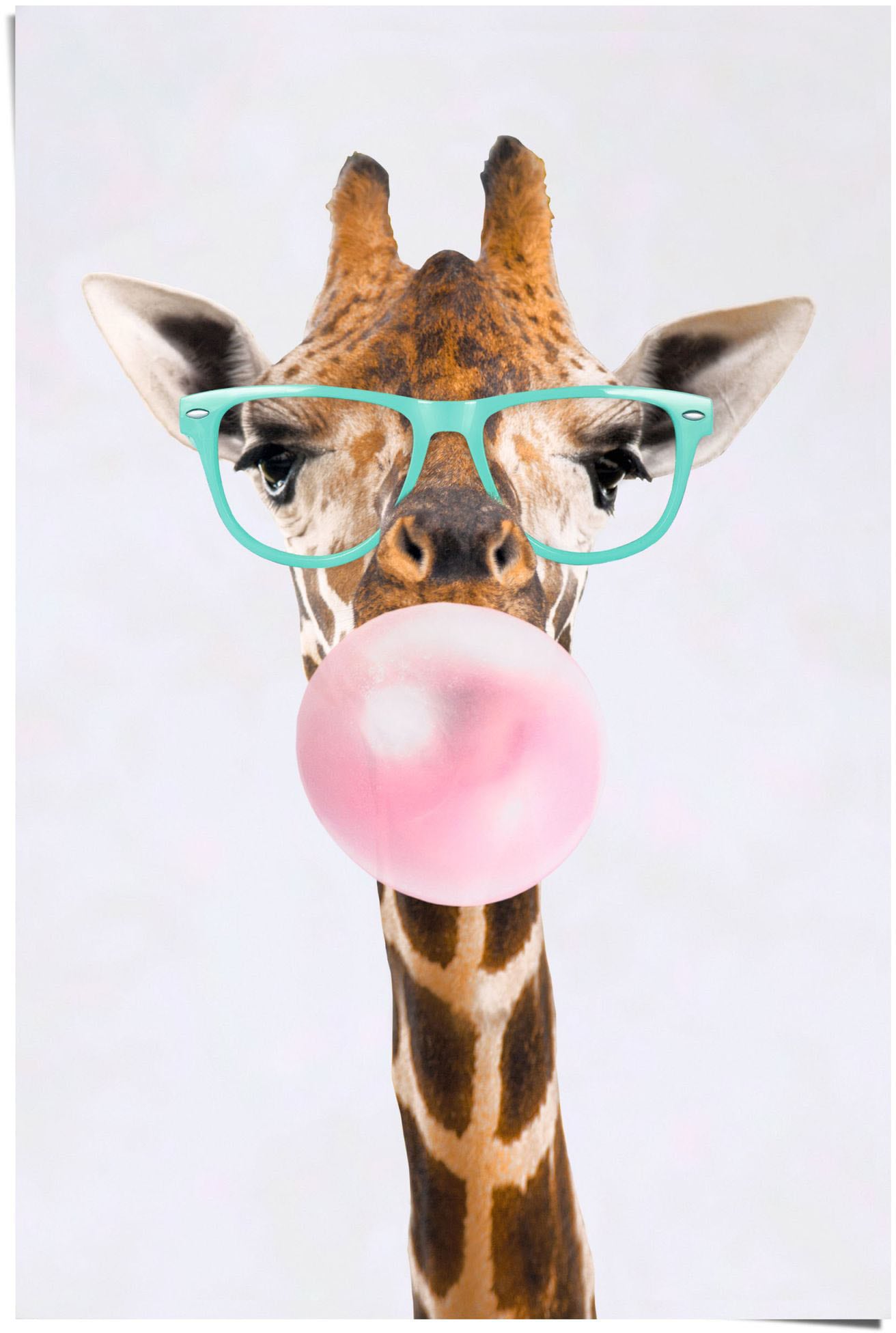 Image of Reinders Poster "Poster Funky Giraffe" Giraffen 1 Stk. tlg.