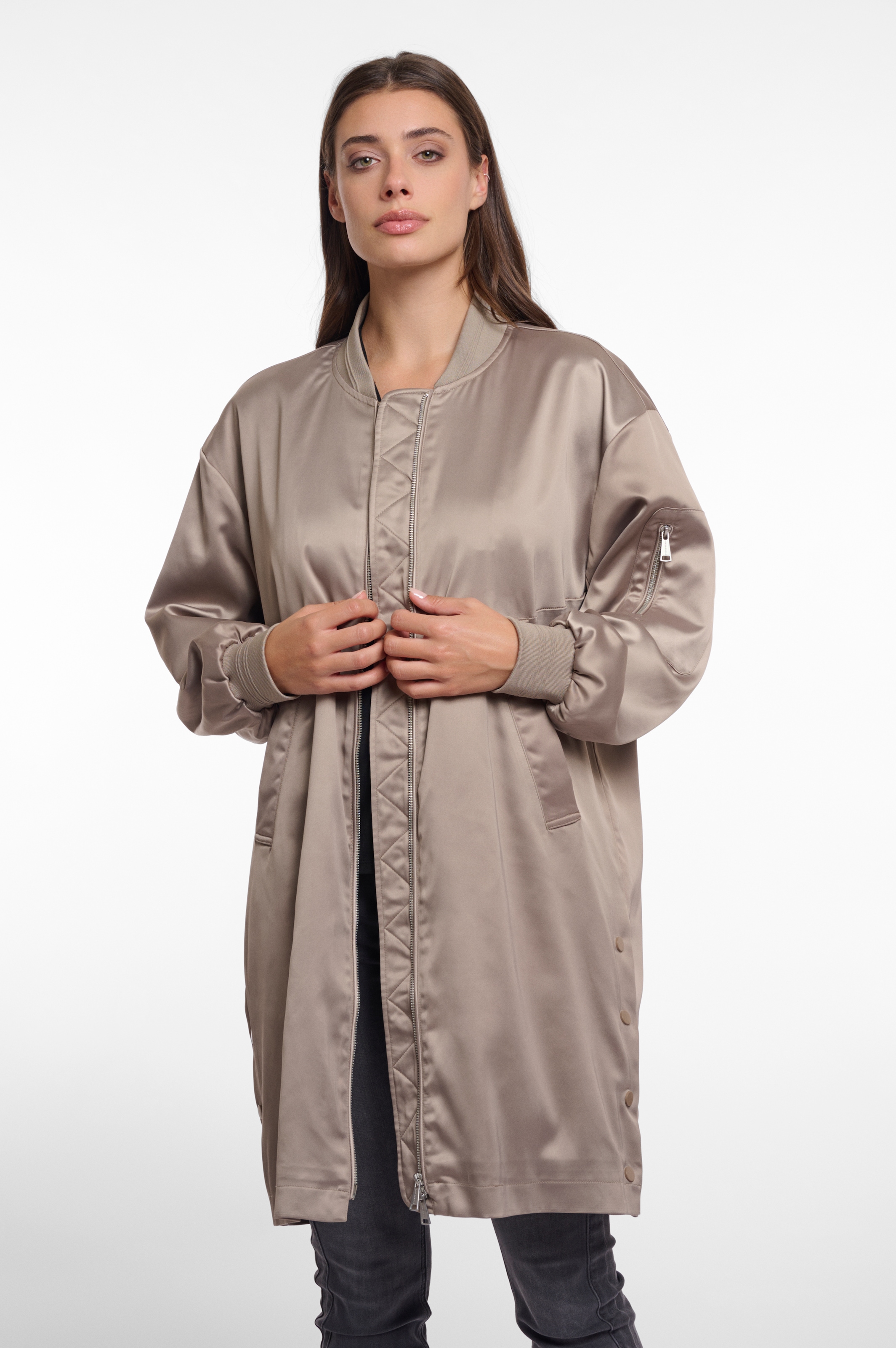 Image of Rino & Pelle Langjacke "SUKI" mit Ärmel Tasche