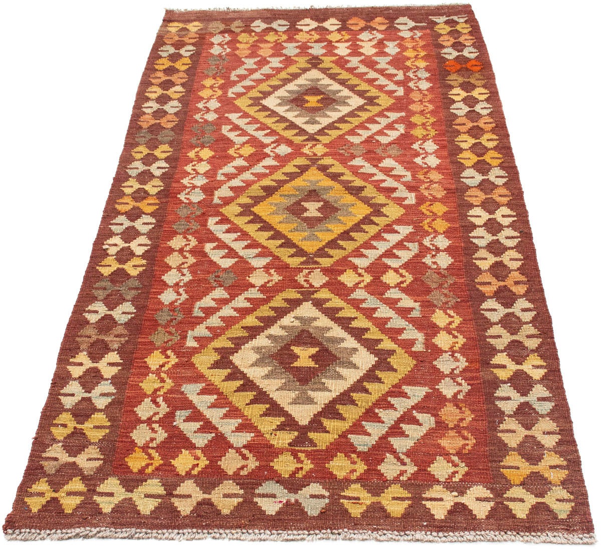 Image of morgenland Läufer »Kelim Medaillon Rosso scuro 189 x 78 cm«, rechteckig, 0,4 mm Höhe, OrientOptik bei Ackermann Versand Schweiz