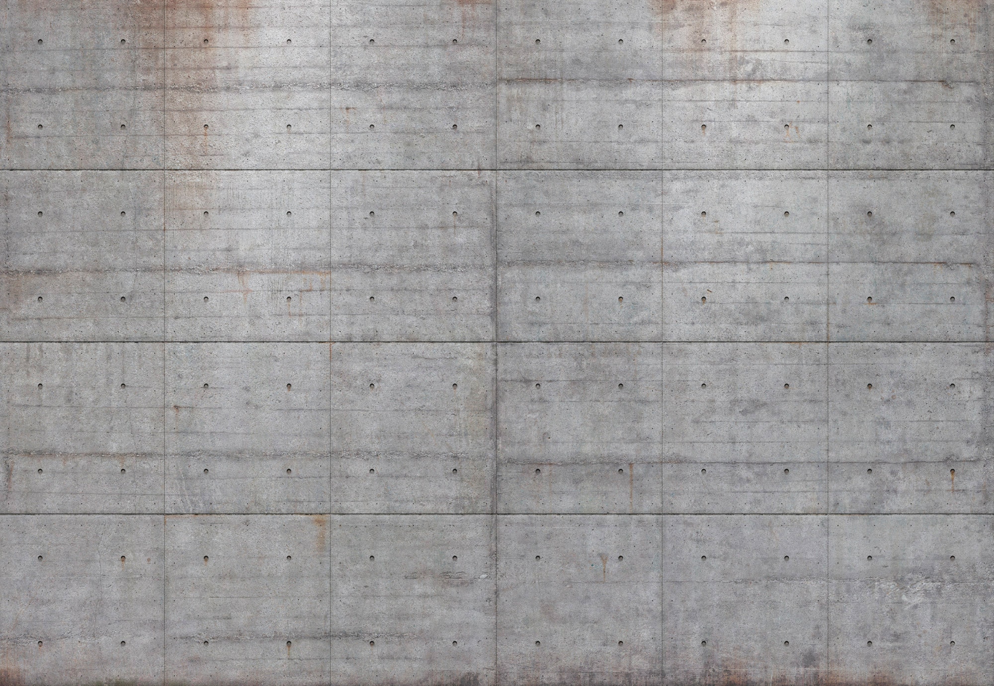 Image of Komar Fototapete "Concrete Blocks - Grösse 368 x 254 cm" bedruckt glatt Wohnzimmer, Schlafzimmer