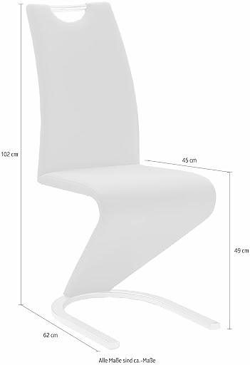 MCA furniture Freischwinger »Amado, TOPSELLER!«, (Set), 2 St., Kunstleder, 2er-, 4er-, 6er-Set, Stuhl belastbar bis 120 Kg