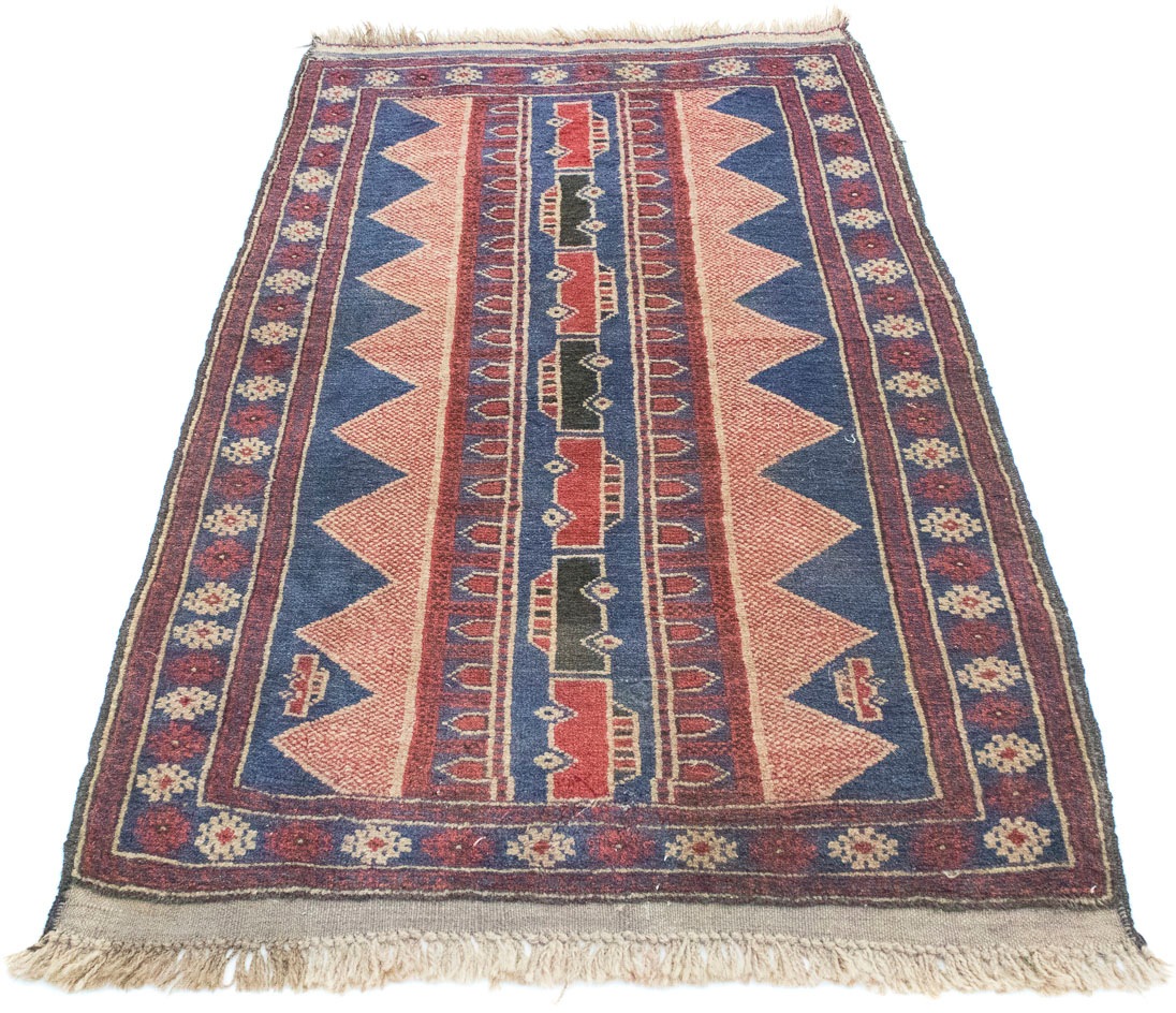 Image of morgenland Wollteppich »Belutsch Teppich handgeknüpft blau«, rechteckig, 13 mm Höhe, handgeknüpft bei Ackermann Versand Schweiz