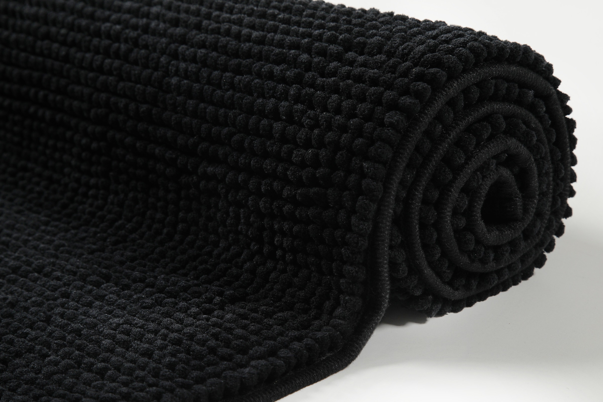 my home Badematte »Kaelan«, rutschhemmend beschichtet, fussbodenheizungsgeeignet, Badvorleger, Badteppich aus weicher Chenille, pastell Farben