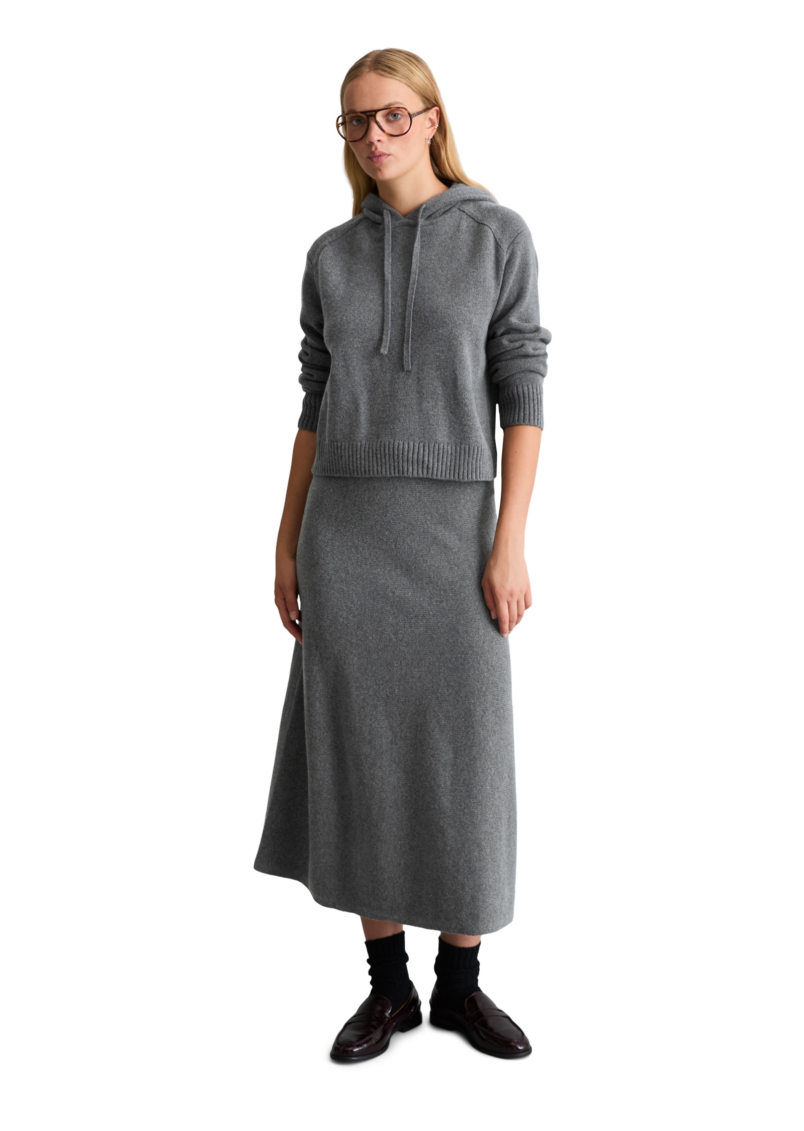 Marc O'Polo DENIM Kapuzenpullover »relaxed aus weichem Wolle-Mix«