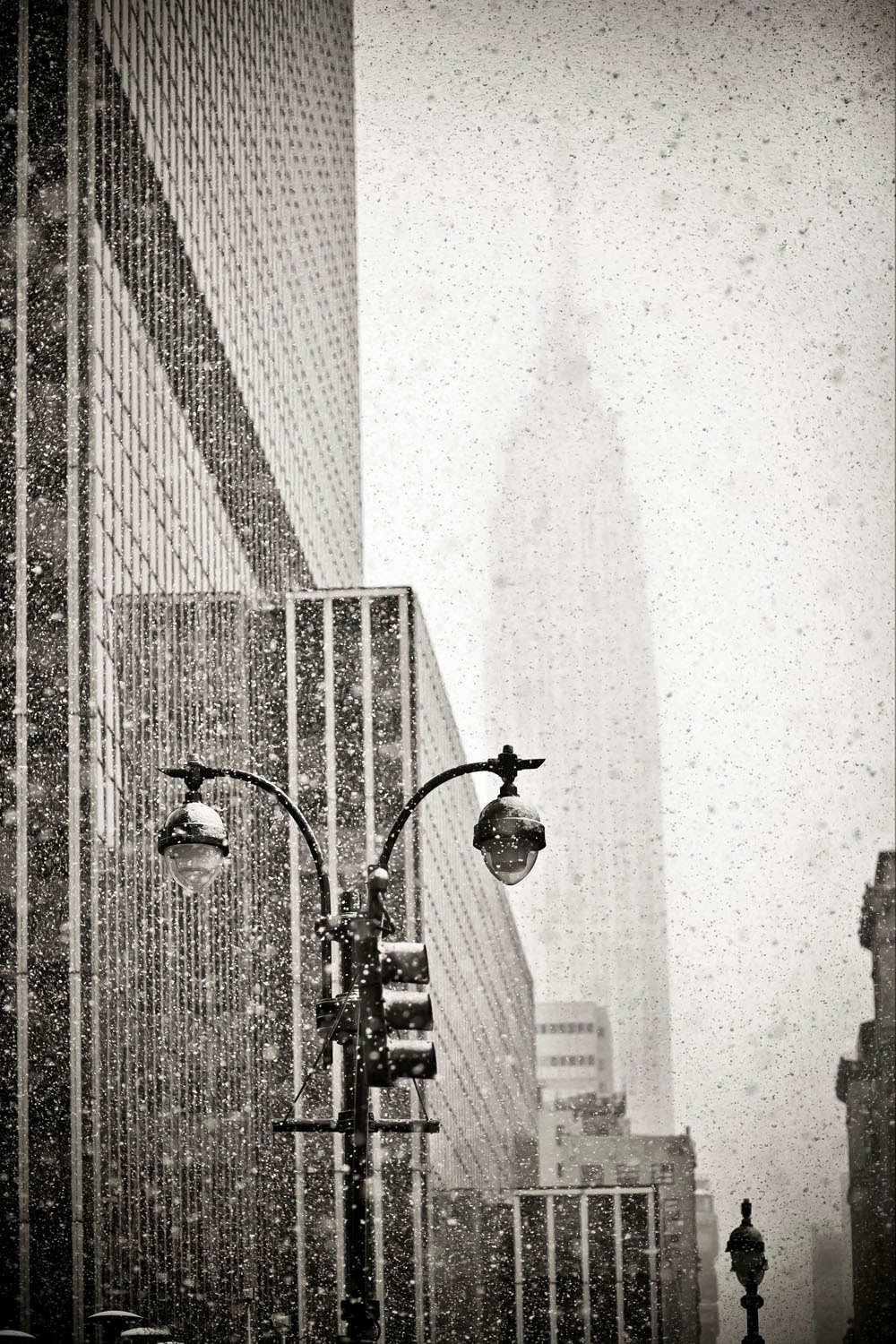 queence Acrylglasbild »Eiros«, Stadt-Foto-Schwarz-Weiss-Amerika-Bilder von Amerika, (1 St.), Fine Art-Print in Galeriequalität