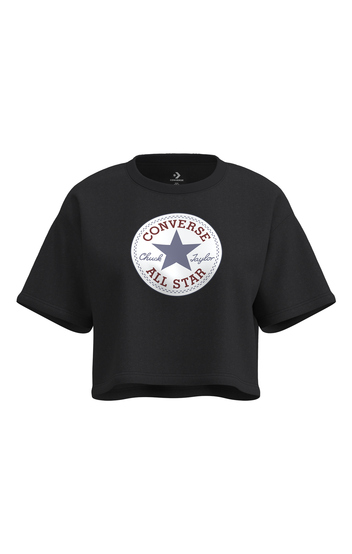 Image of Converse T-Shirt "CHUCK PATCH TEE" sportlicher Stil, mit kurzen Ärmeln, mit flexiblem Elasthan-Anteil