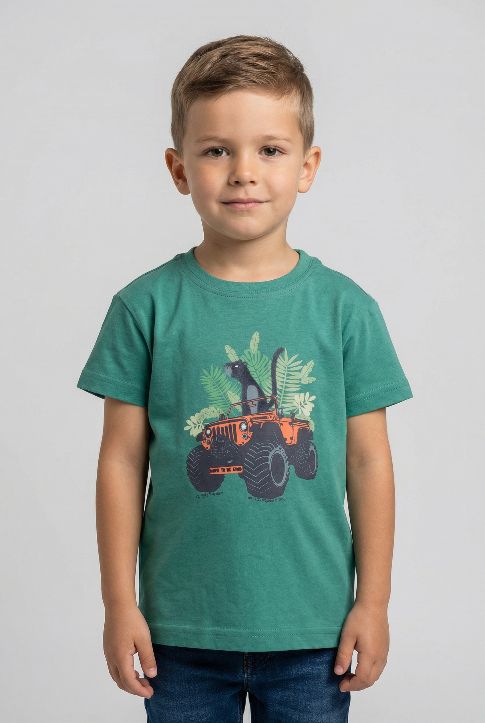 Image of Blue Seven T-Shirt mit unterschiedlichen Motiven