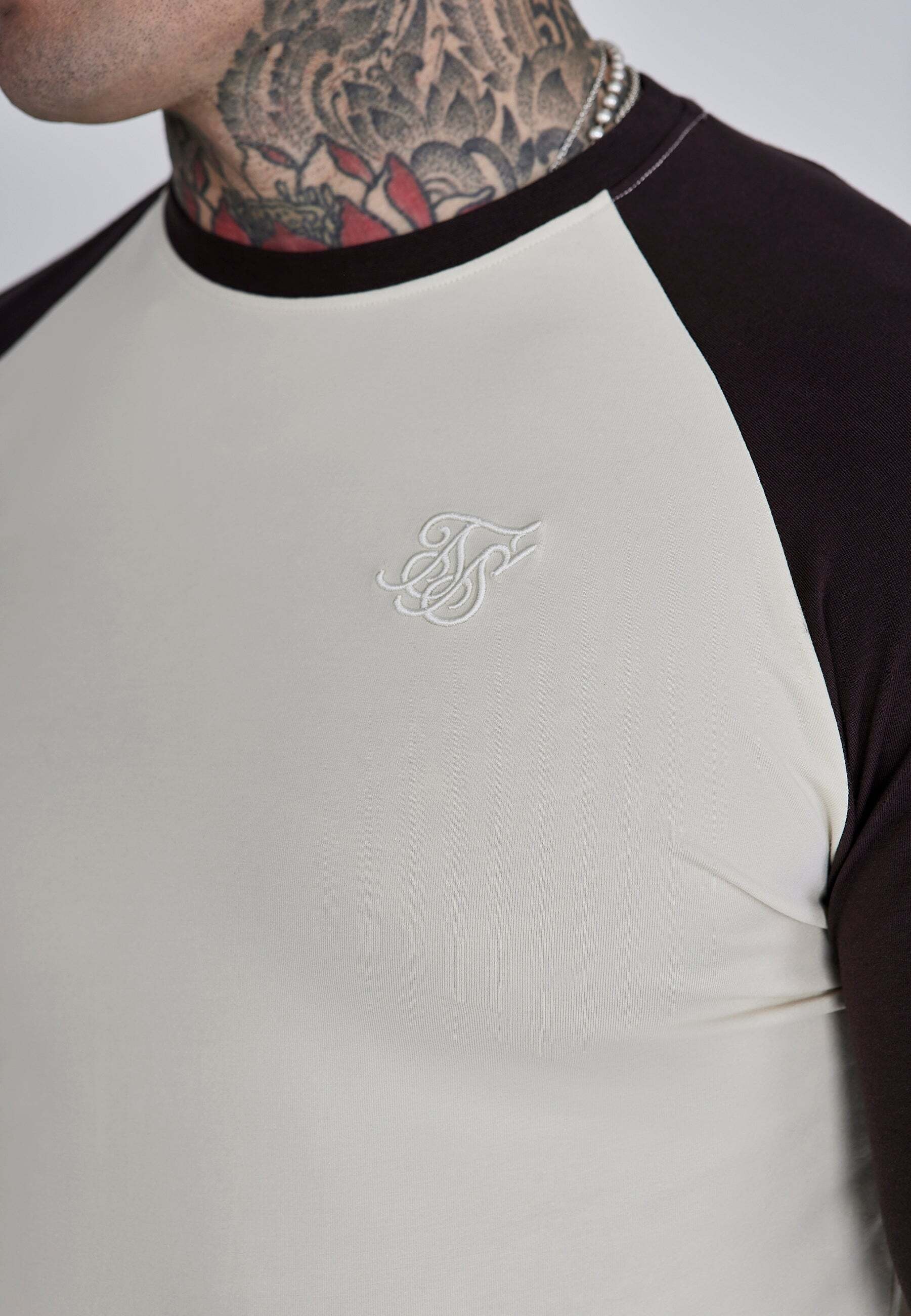 Siksilk T-shirt à manches longues »Siksilk Langarmshirt Muscle Fit T-Shirt«