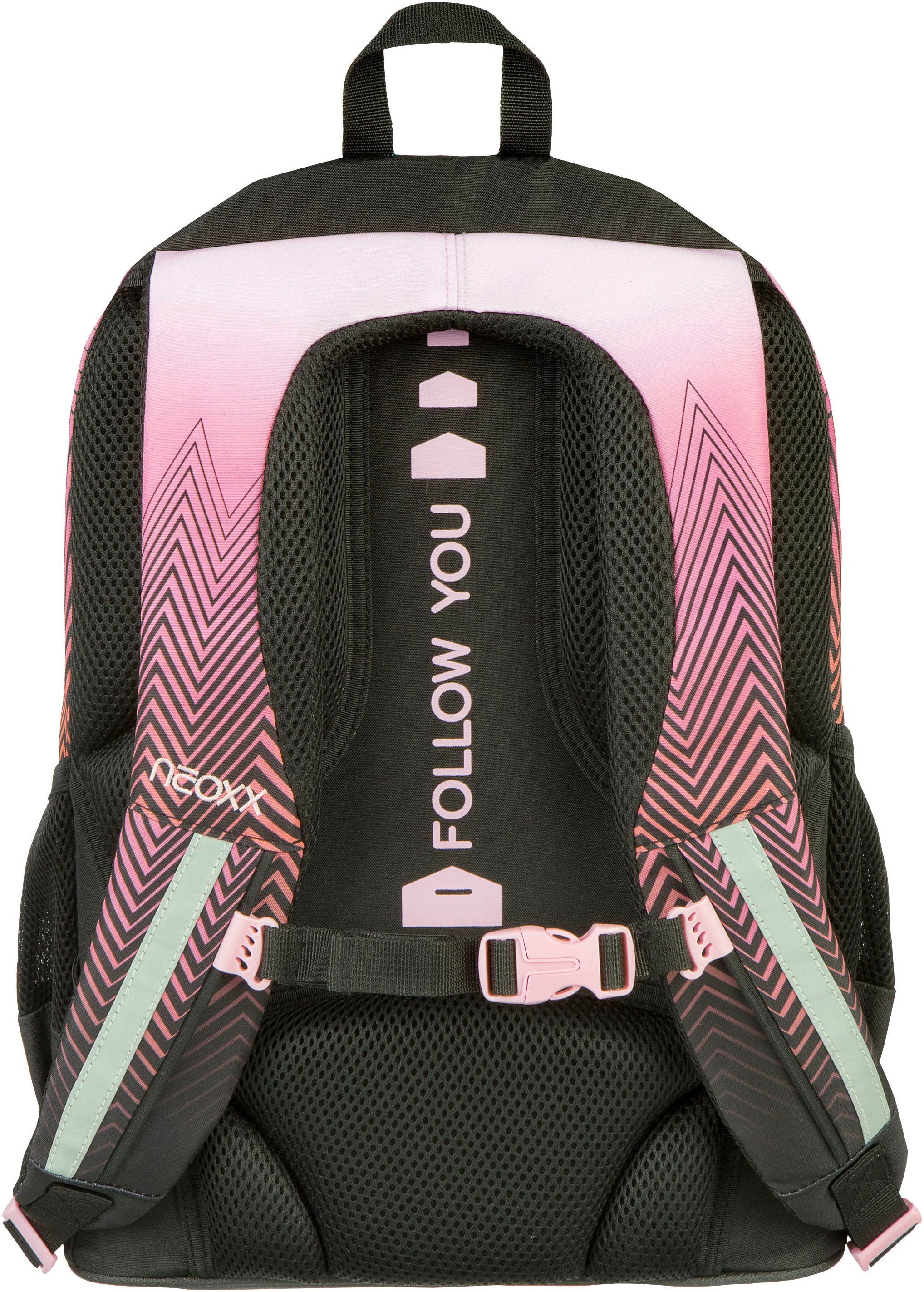 neoxx Schulrucksack »Flow, Sweet like Sunset«, teilweise aus recyceltem Material