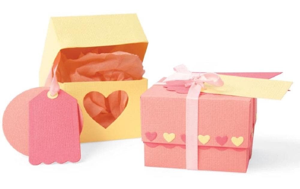 Sizzix Motivstanzer »Thinlits Plus 10er-Pack, Box und Etiketten«