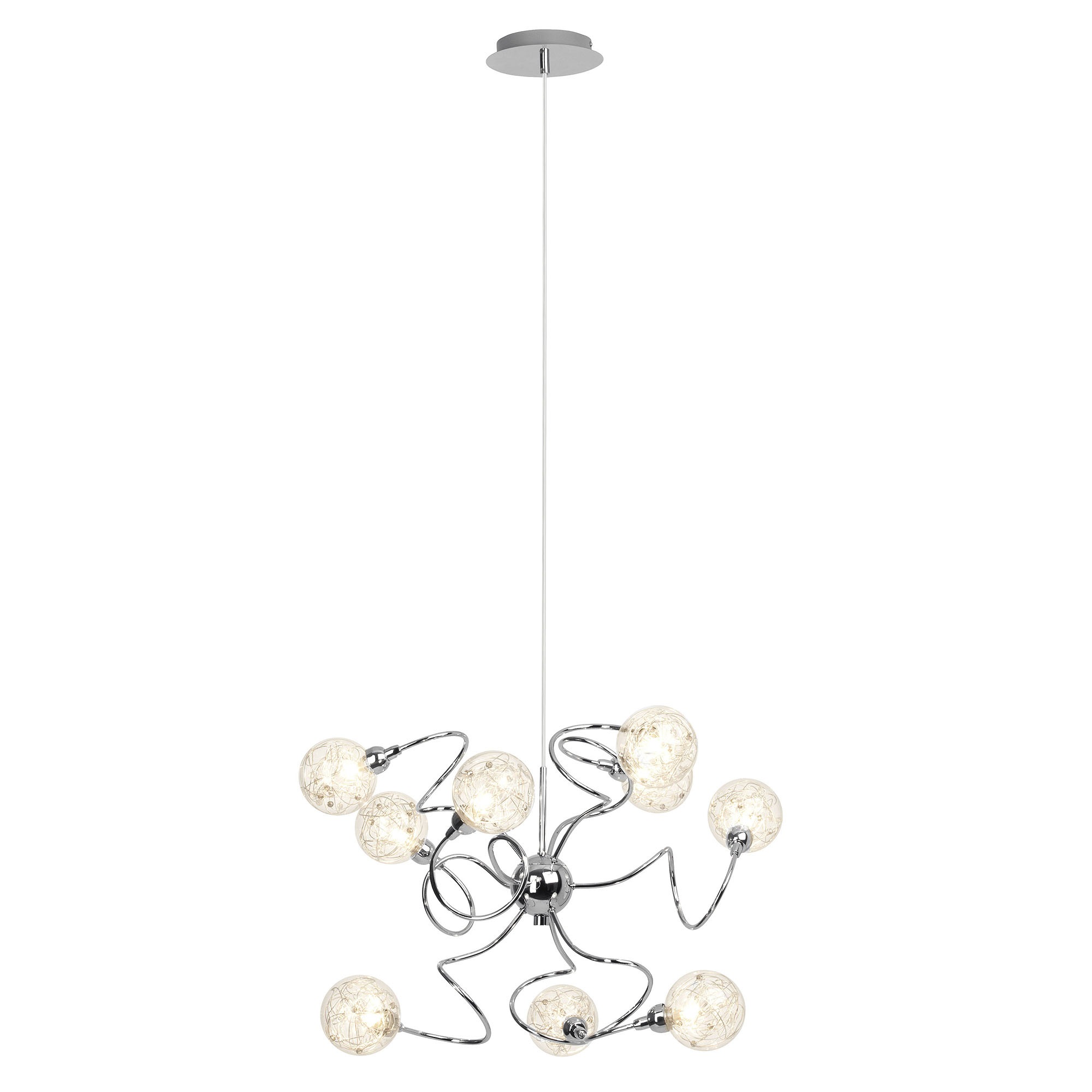 Image of Brilliant Leuchten Pendelleuchte »Joya«, G9, 1 St., Hängelampe 9flg chrom bei Ackermann Versand Schweiz