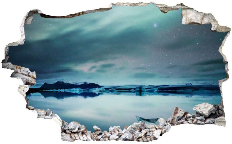 Image of Wall-Art Wandtattoo »Polarlichter Sticker 3D Nordpol«, (1 St.) bei Ackermann Versand Schweiz